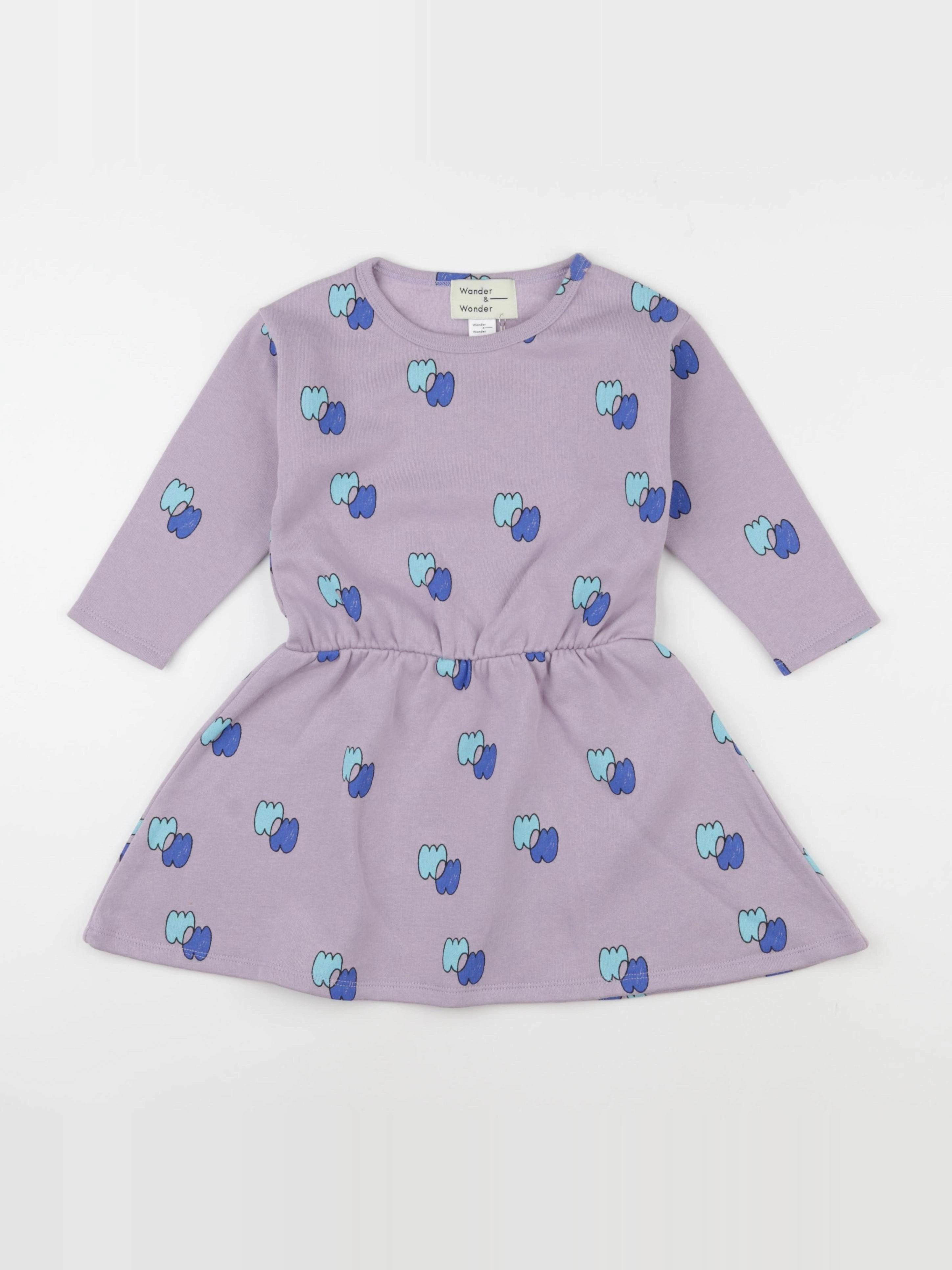 Wander & Wonder - Robe Logo violet - 9/10 ans