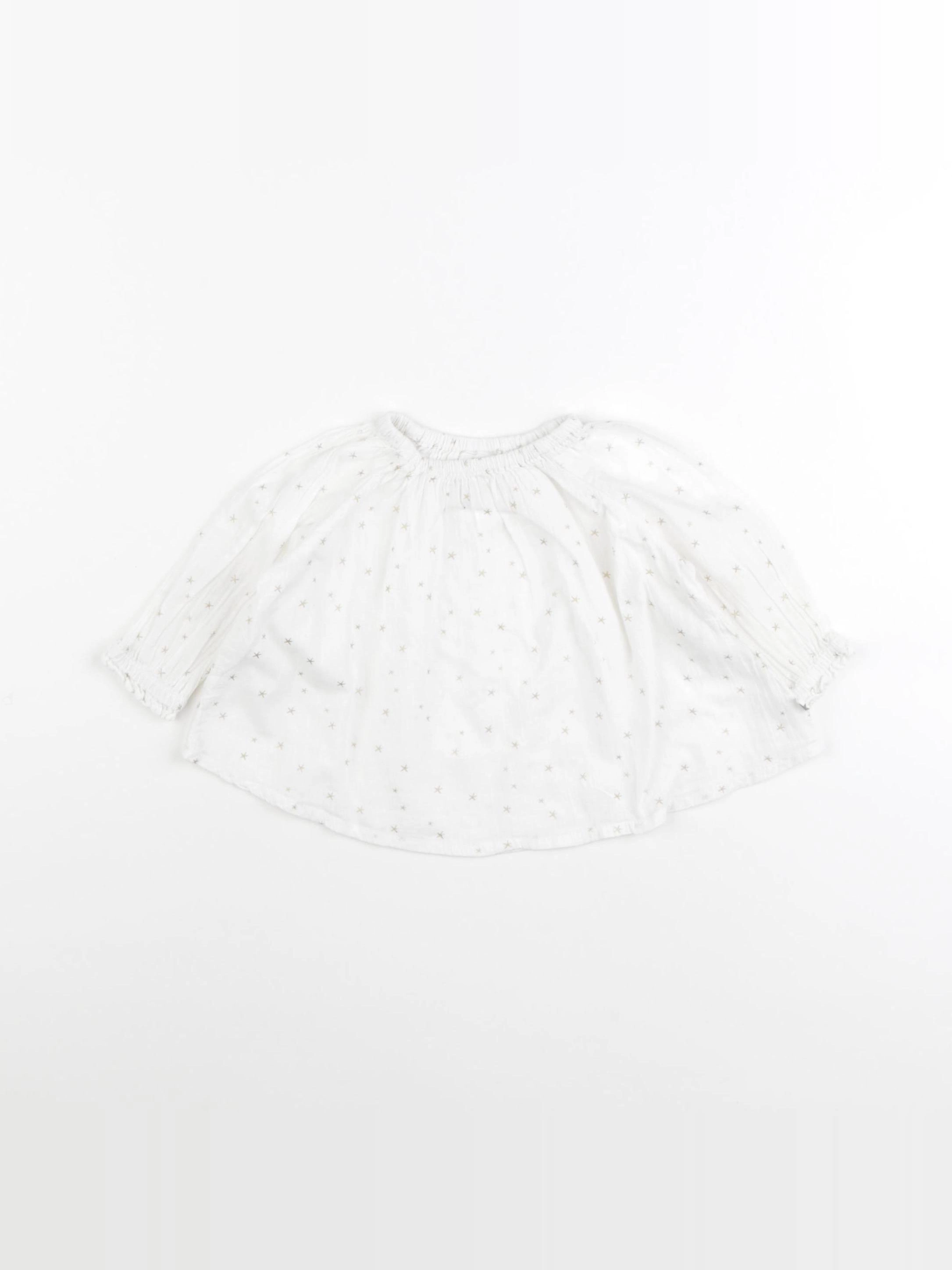 Tape à l'oeil - blouse blanc - 3 mois