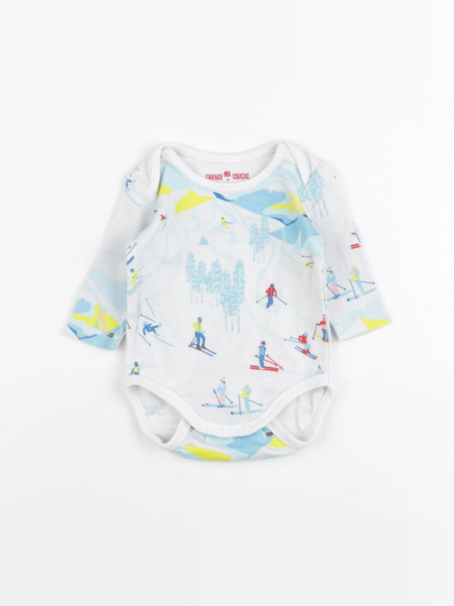 Change ma couche - body multicolore - 3 mois