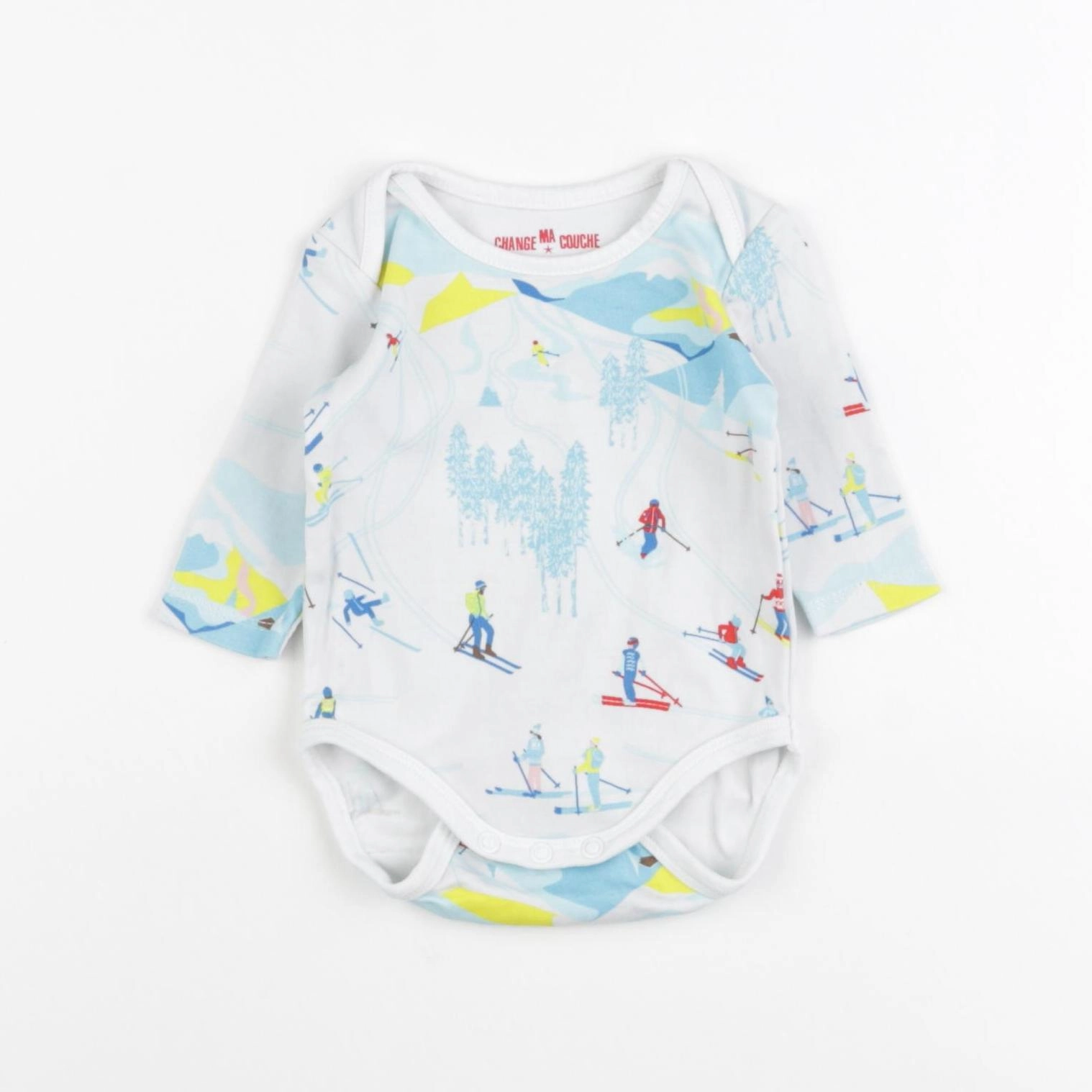Change ma couche - body multicolore - 3 mois