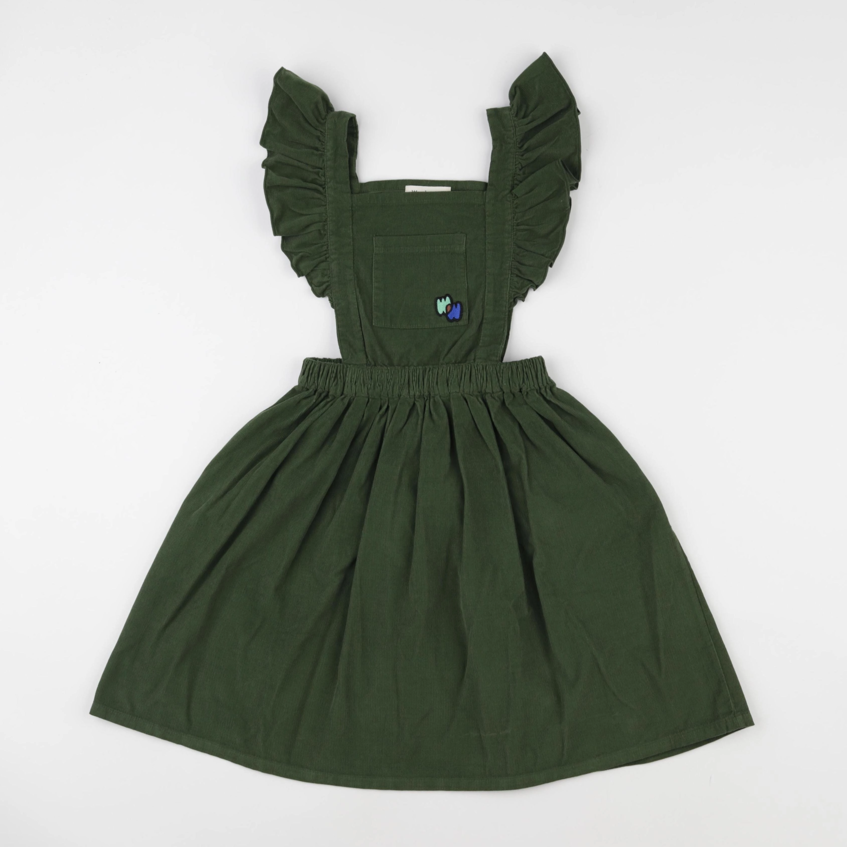 Wander & Wonder - Robe Pinafore vert - 3/4 ans