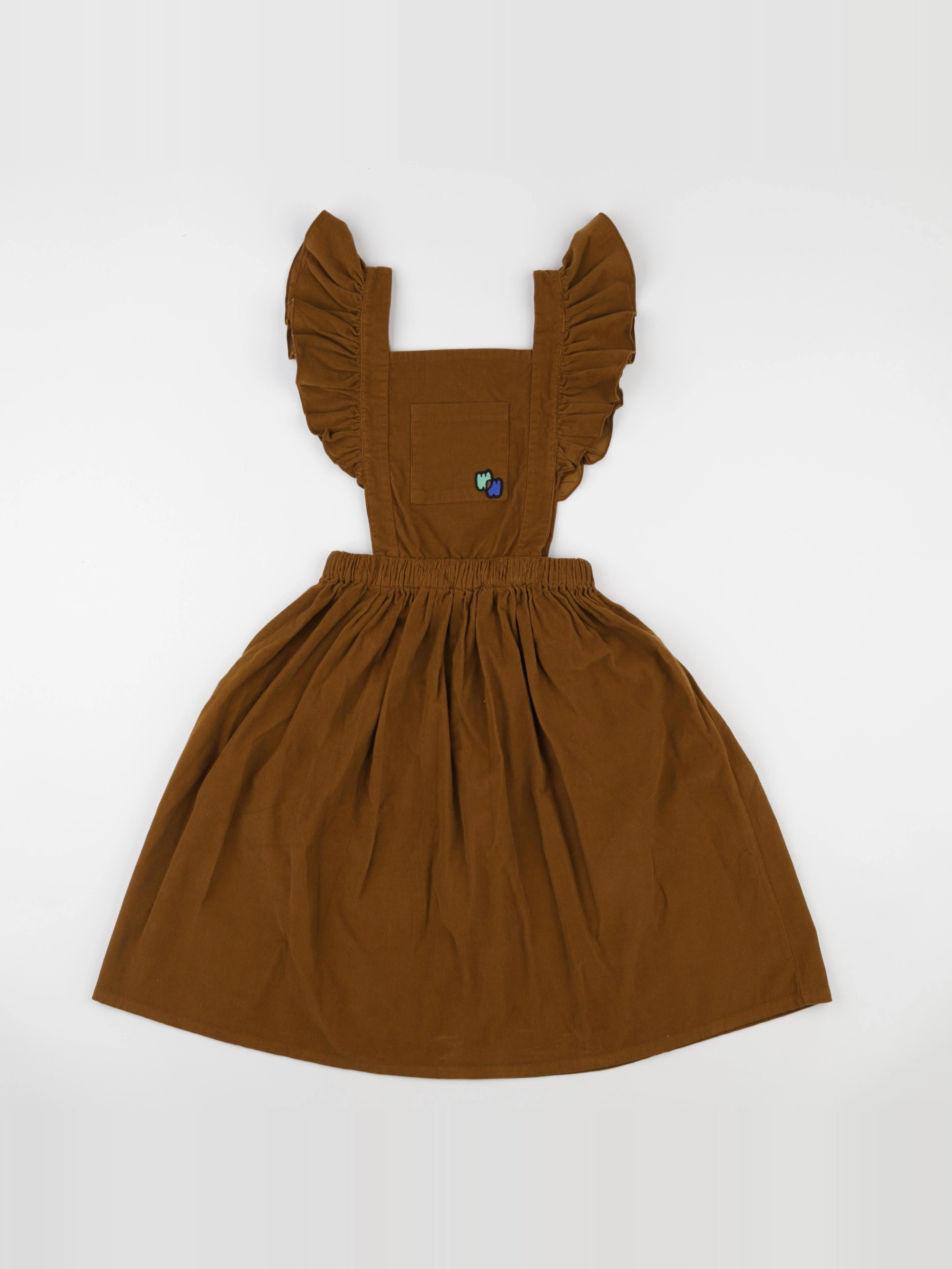 Wander & Wonder - Robe Pinafore marron - 3/4 ans