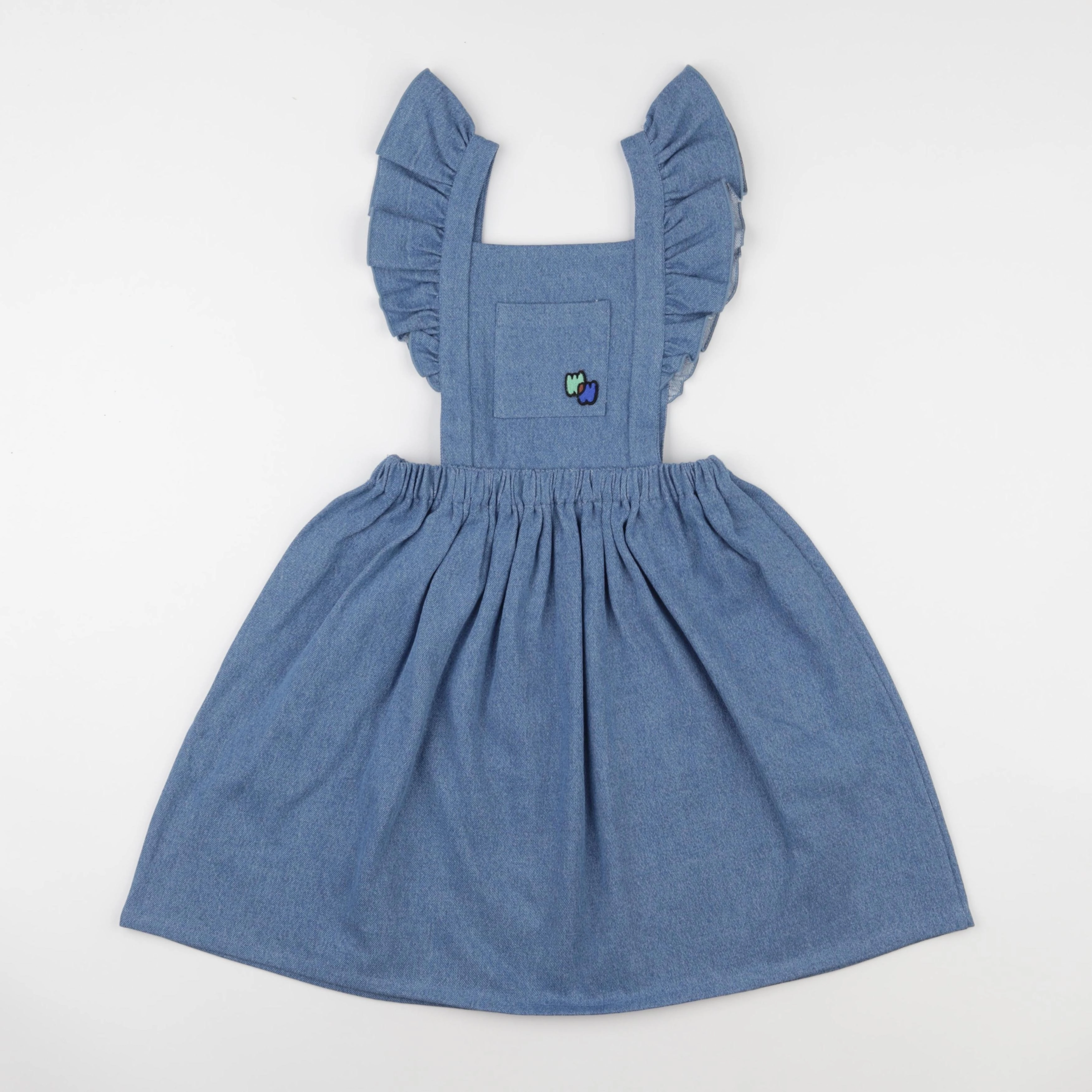 Wander & Wonder - Robe Pinafore bleu - 7/8 ans