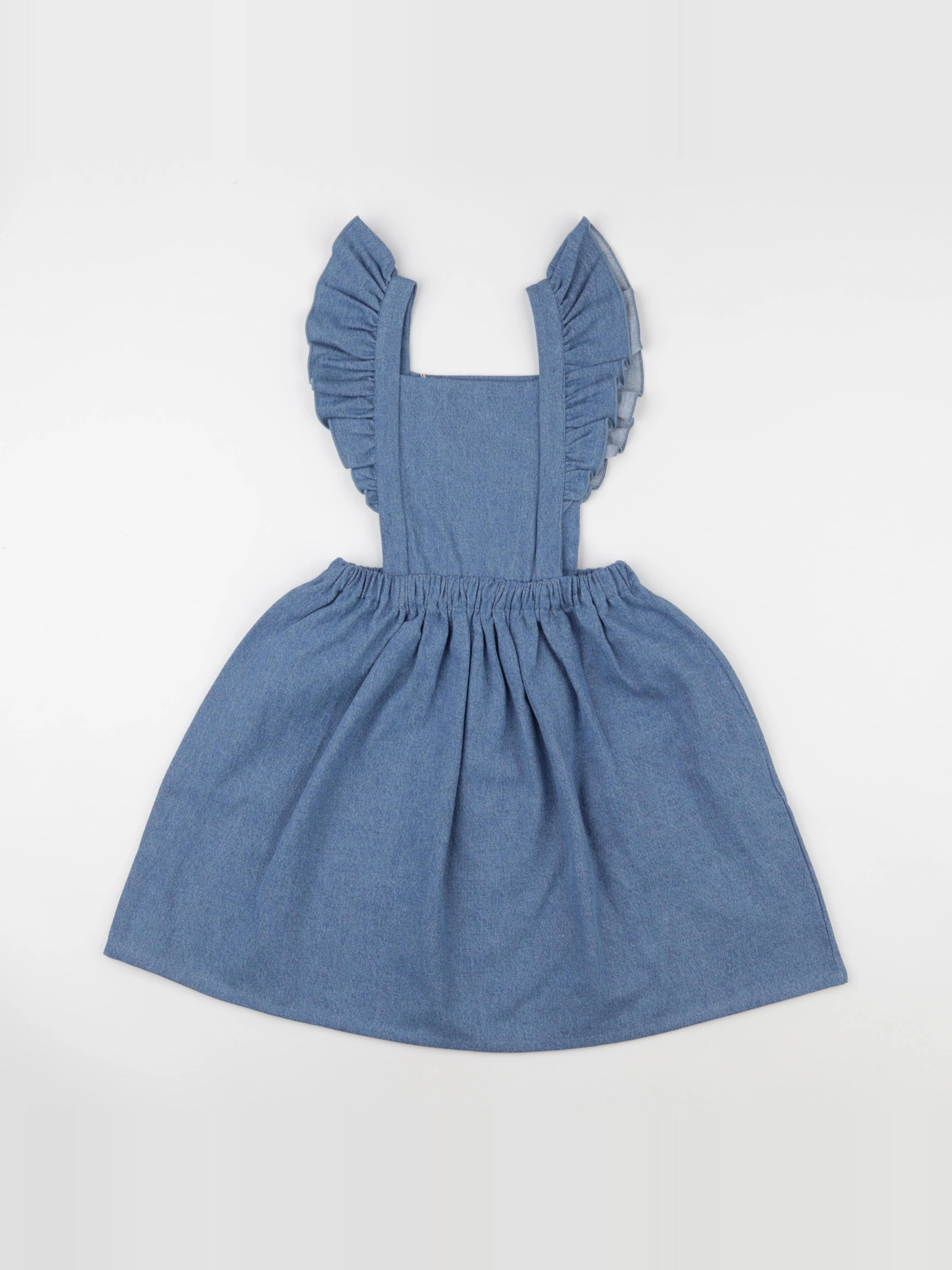 Wander & Wonder - Robe Pinafore bleu - 7/8 ans