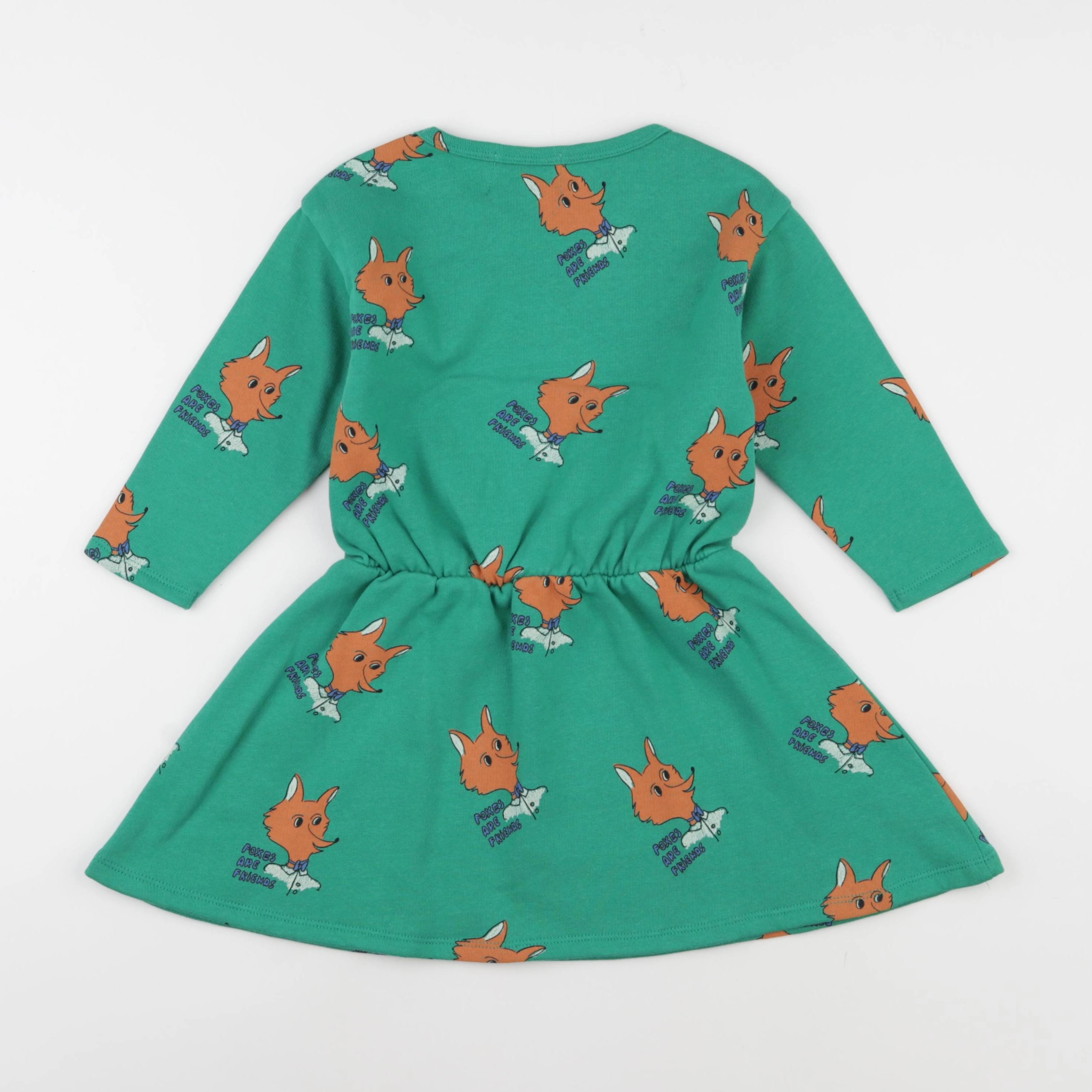 Wander & Wonder - Robe Fox vert - 3/4 ans