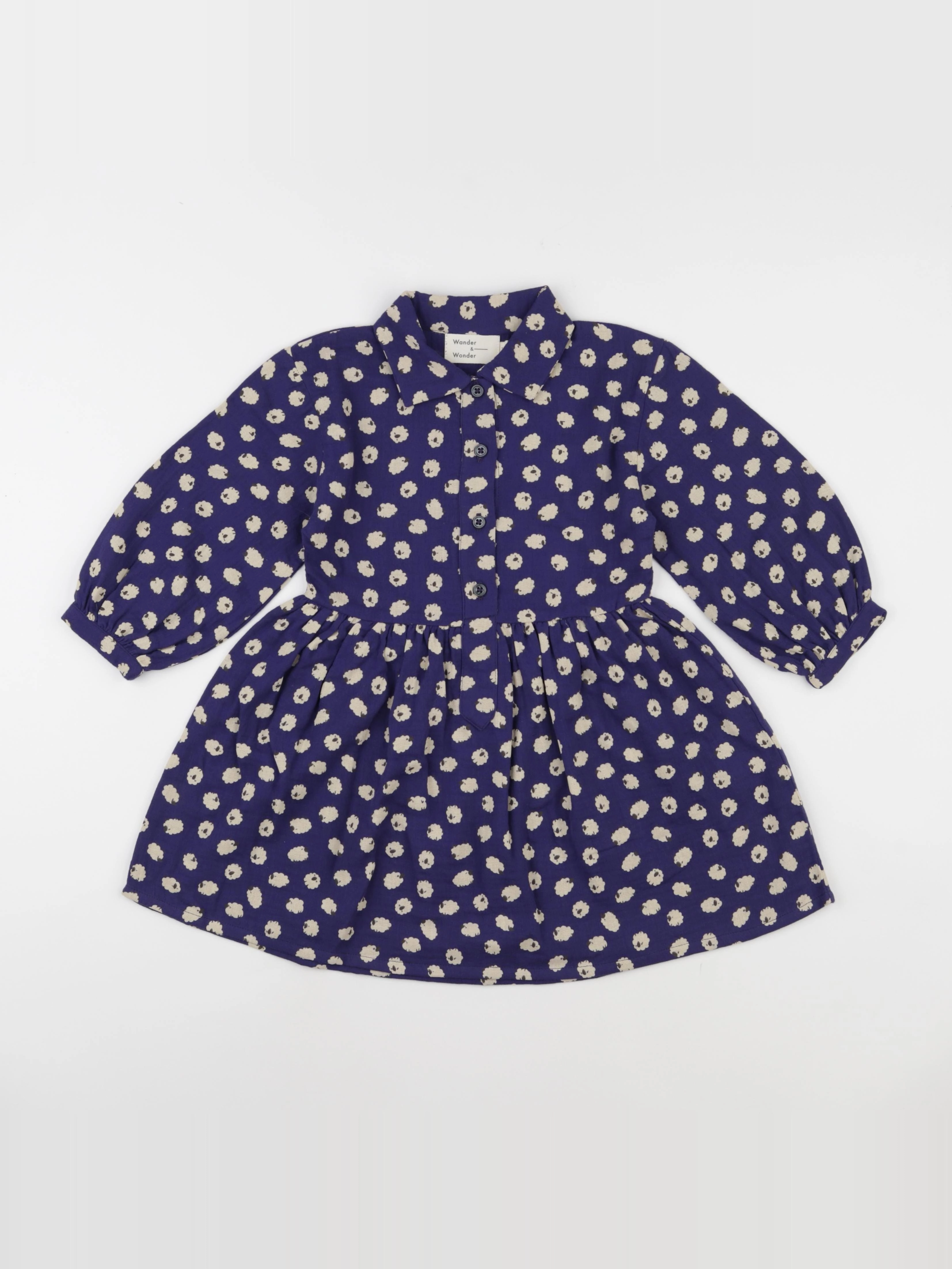 Wander & Wonder - Robe Morag bleu - 9/10 ans