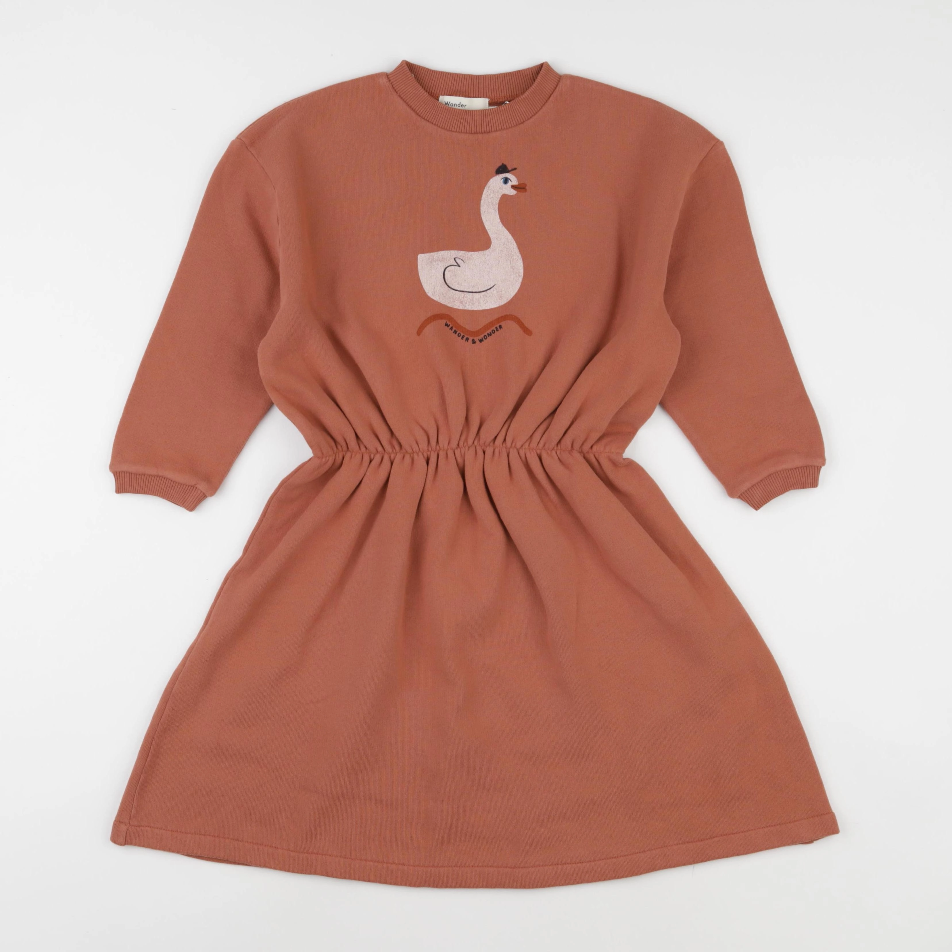 Wander & Wonder - Robe Wilma marron - 3/4 ans