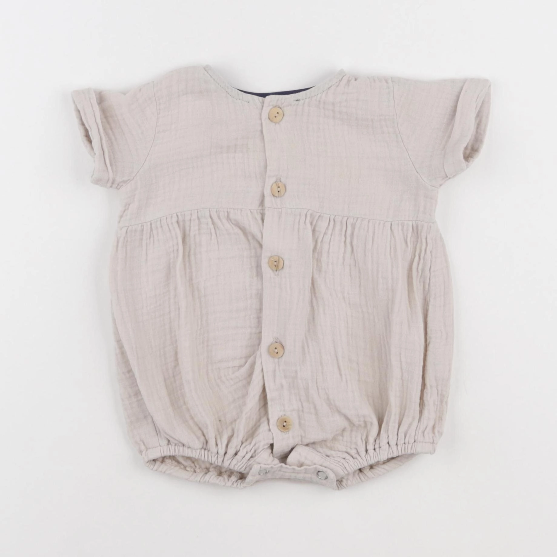 Frangin Frangine - combinaison beige - 6/9 mois