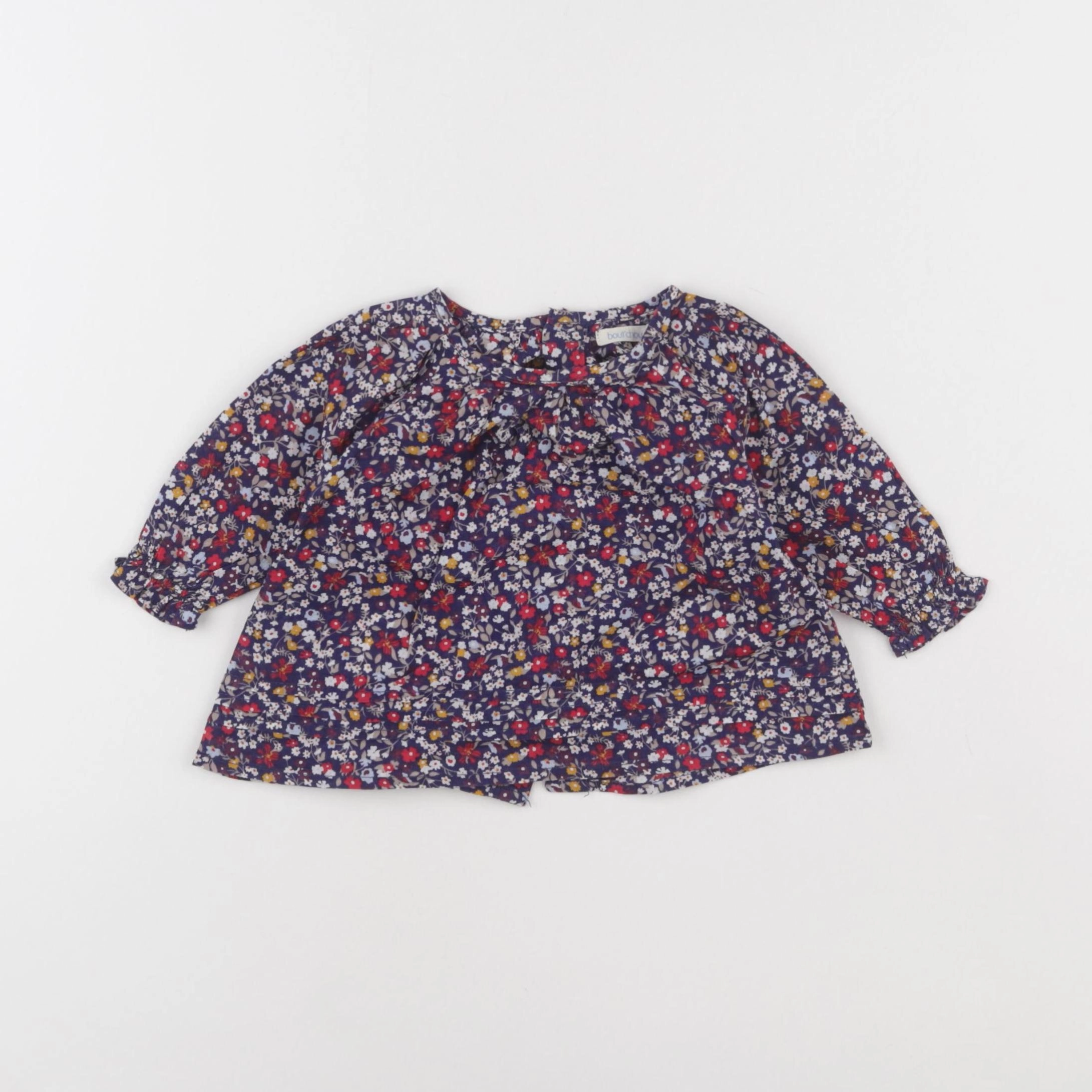 Boutchou - blouse multicolore - 3 mois