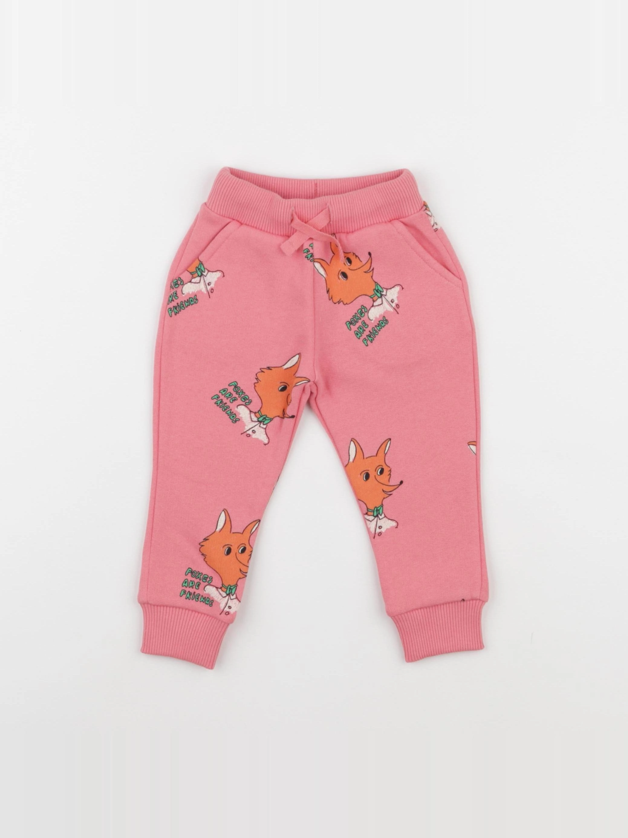 Wander & Wonder - Jogging Fox rose - 3/6 mois