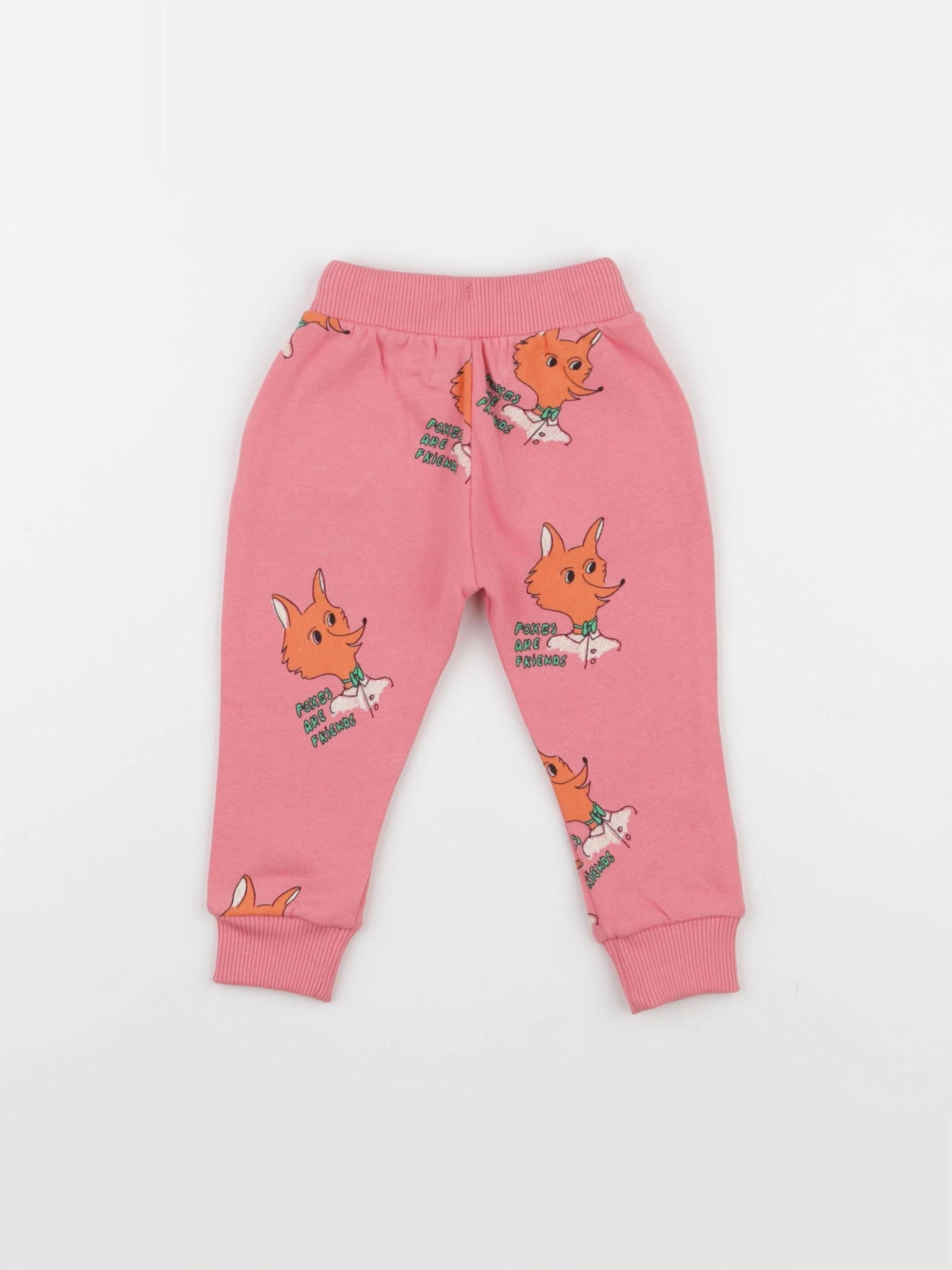 Wander & Wonder - Jogging Fox rose - 3/6 mois