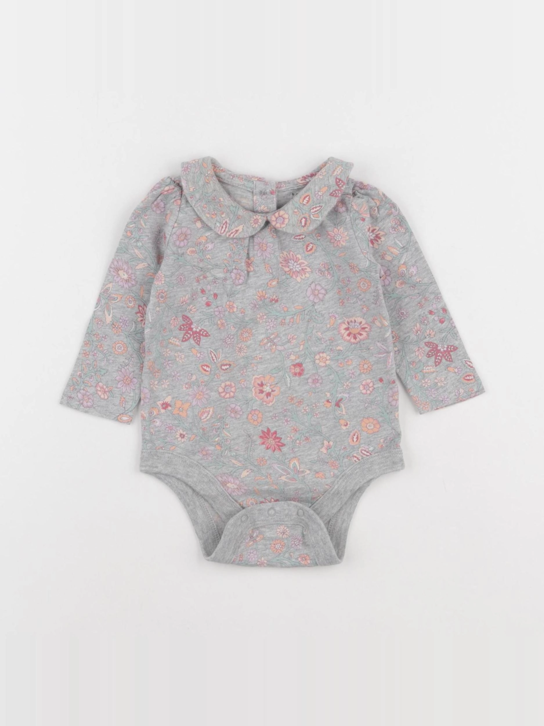 GAP - body à col multicolore - 3/6 mois