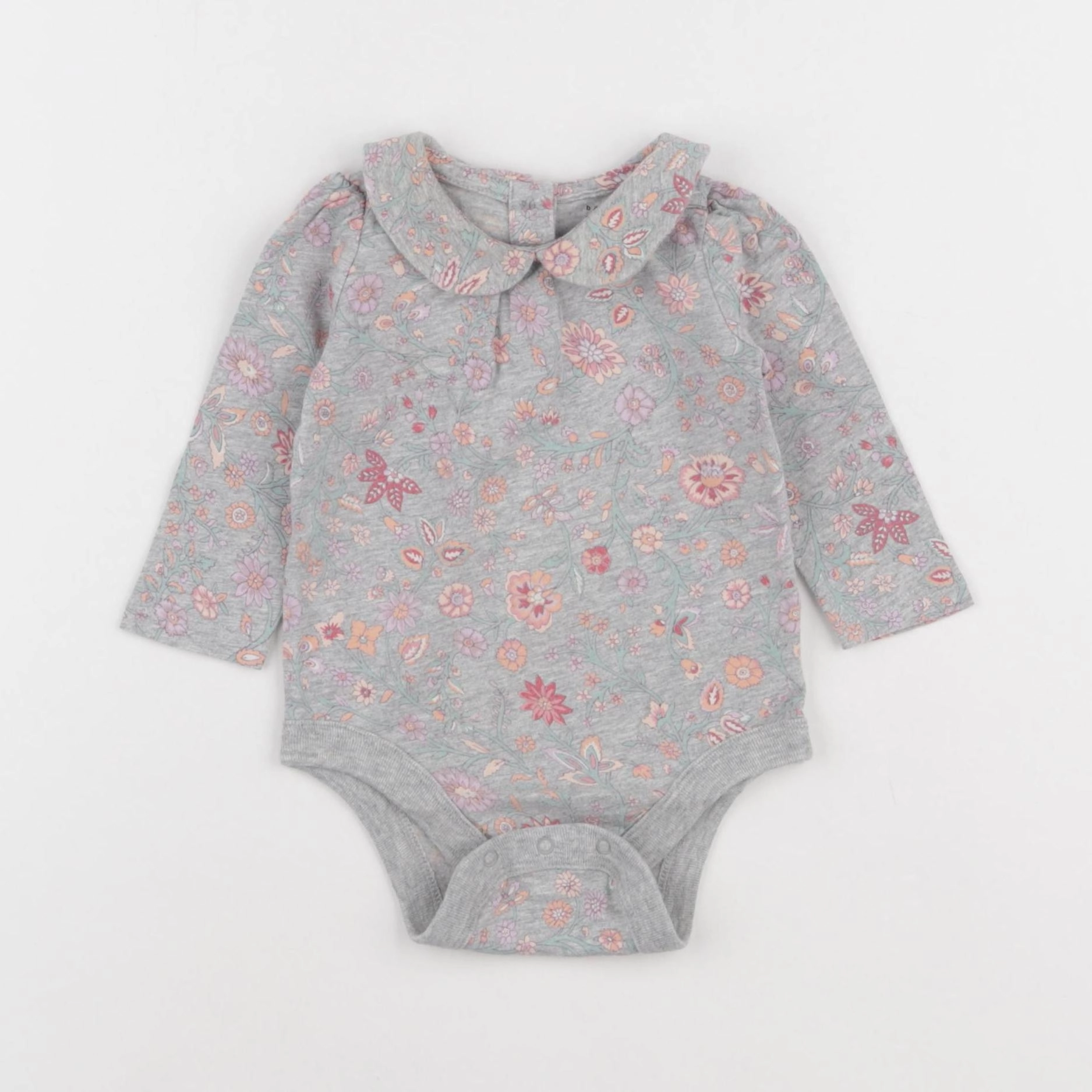 GAP - body à col multicolore - 3/6 mois