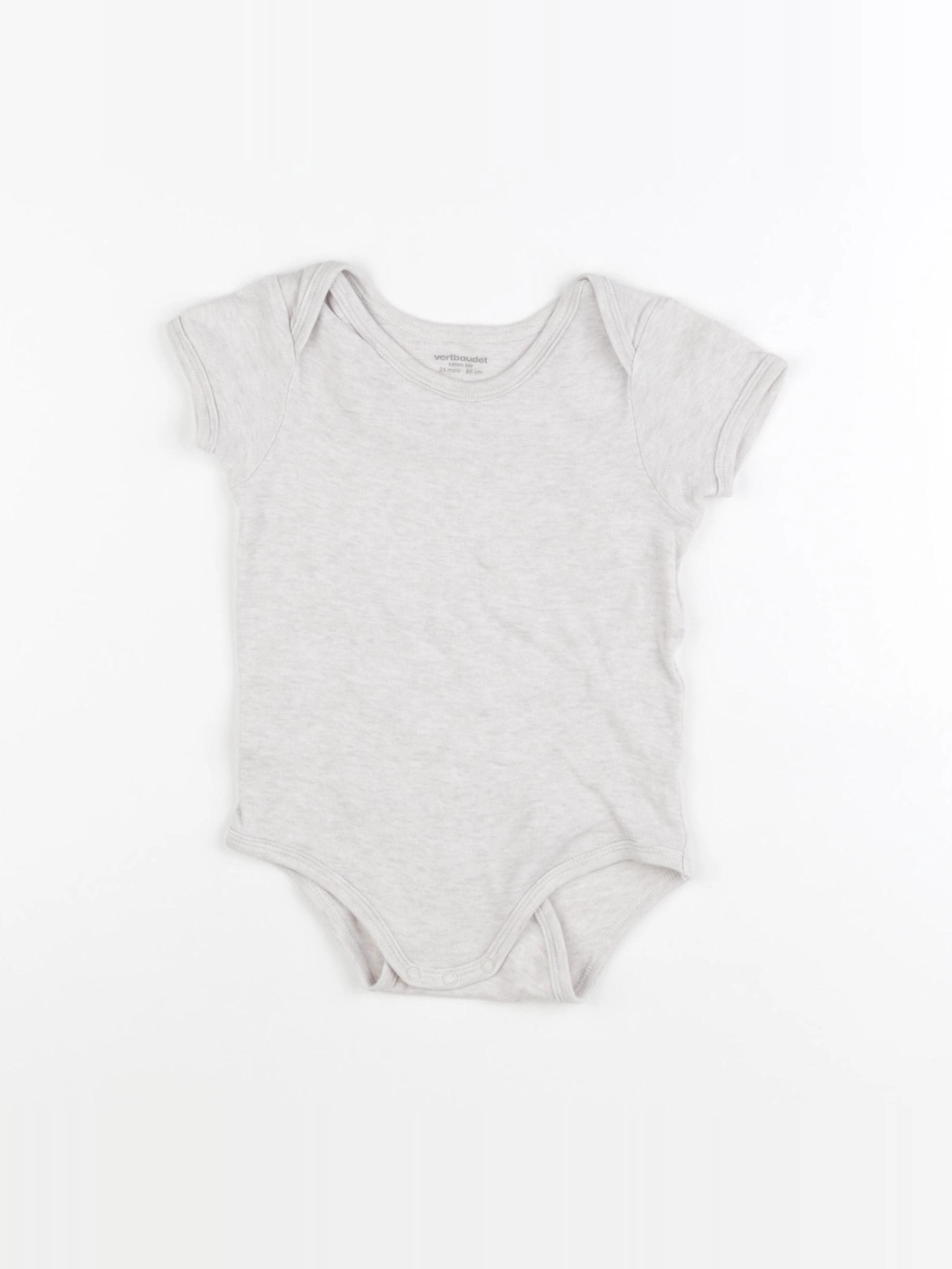 Vertbaudet - body beige - 24 mois