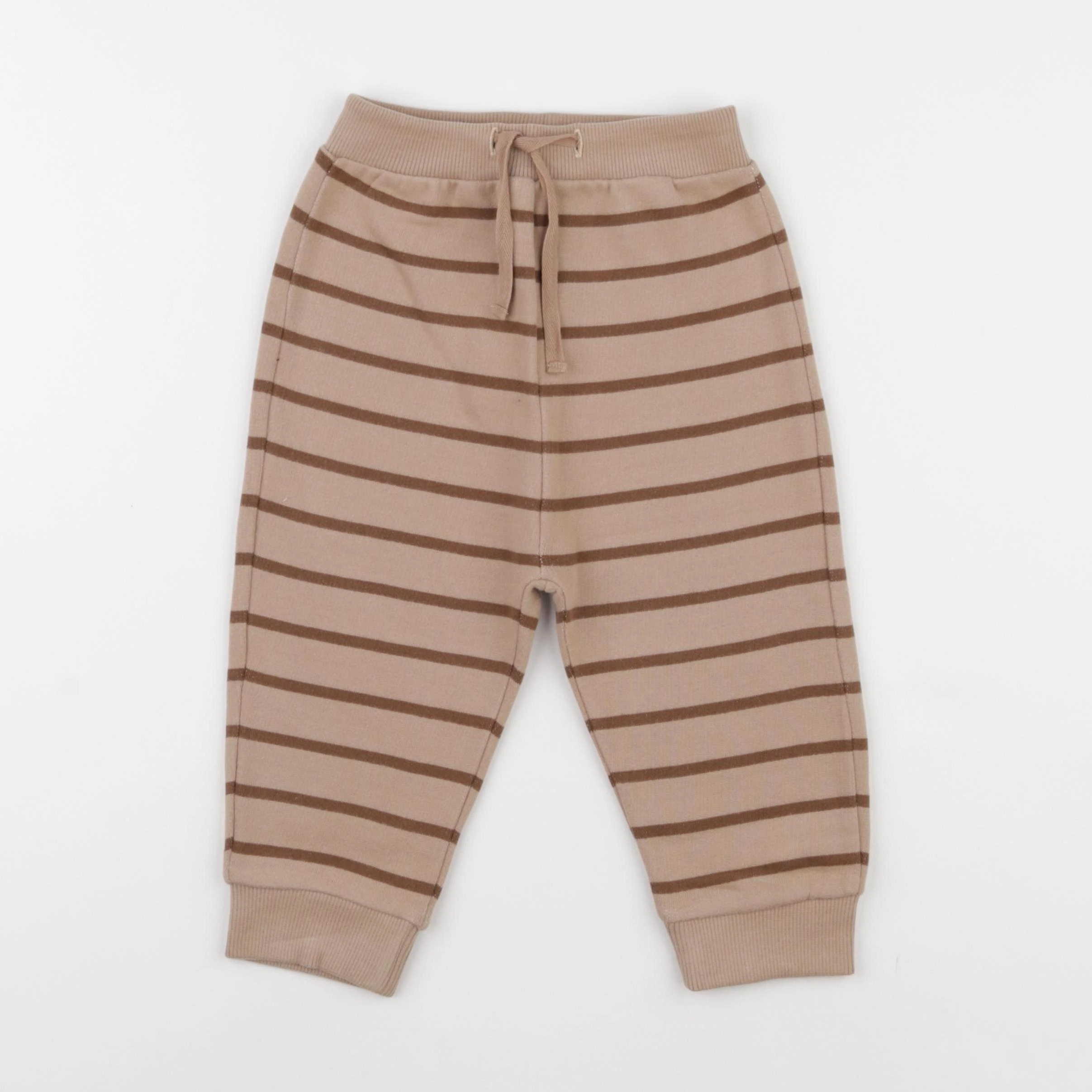 Wander & Wonder - Jogging rayé marron - 3/6 mois
