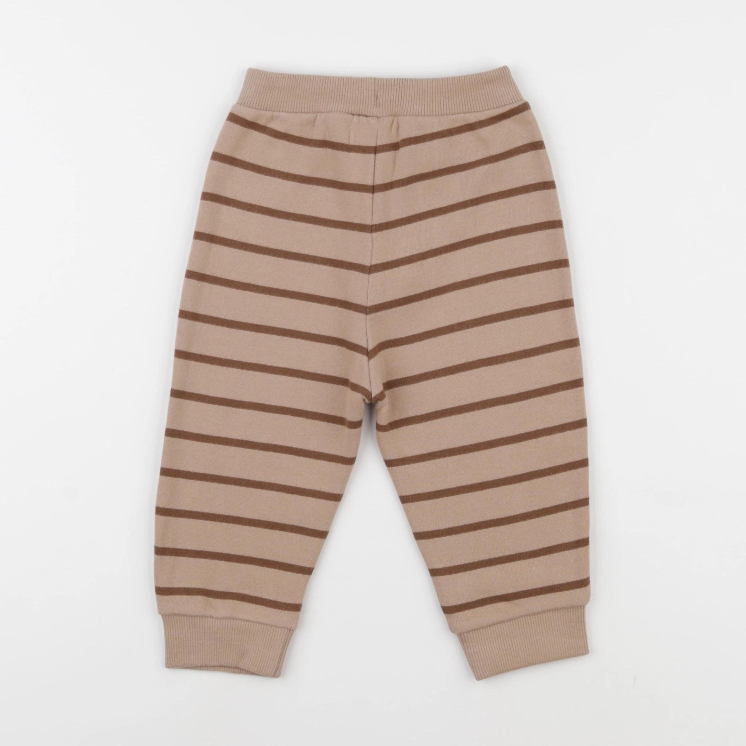 Wander & Wonder - Jogging rayé marron - 3/6 mois
