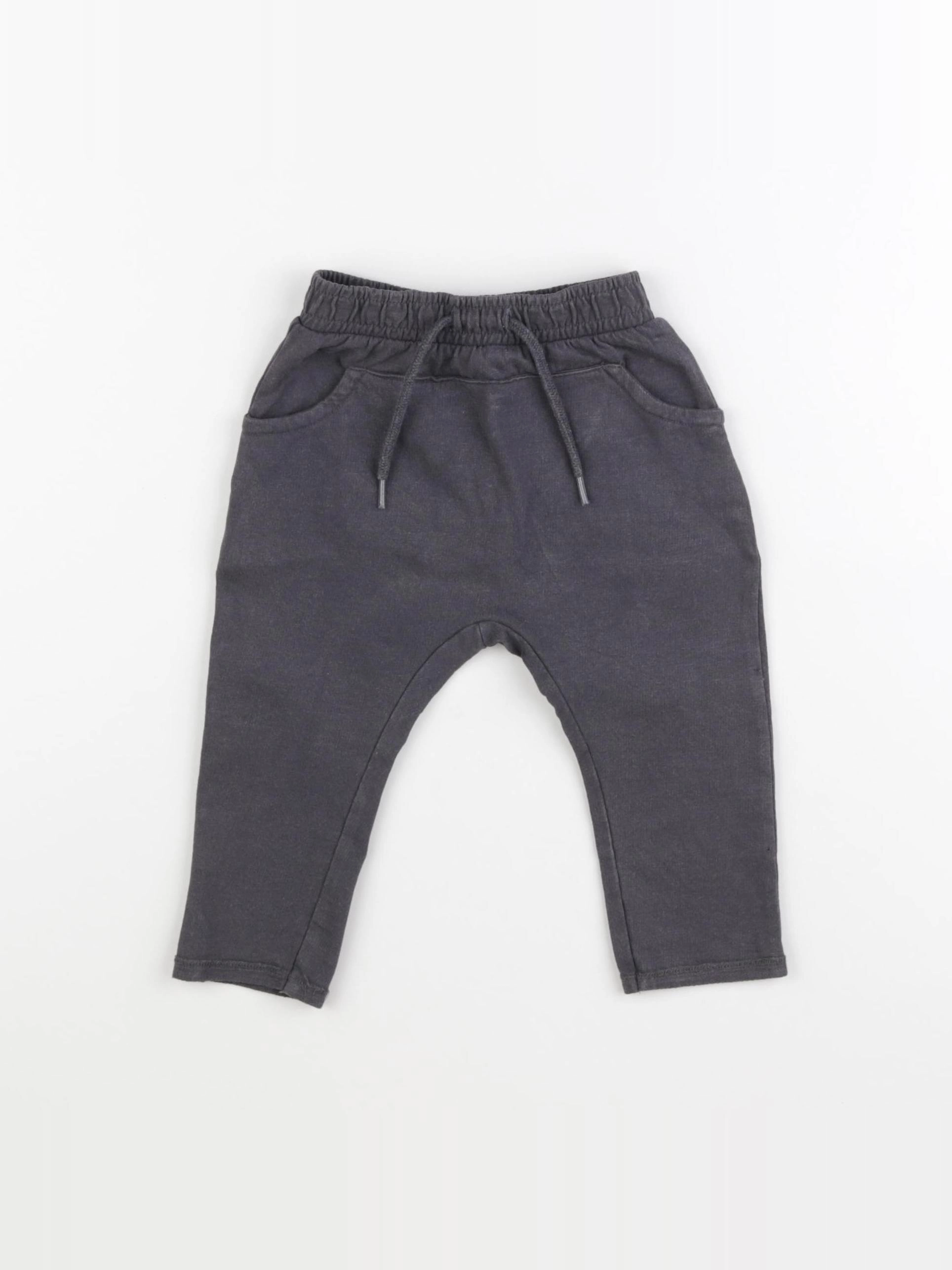 Vertbaudet - jogging gris - 9 mois