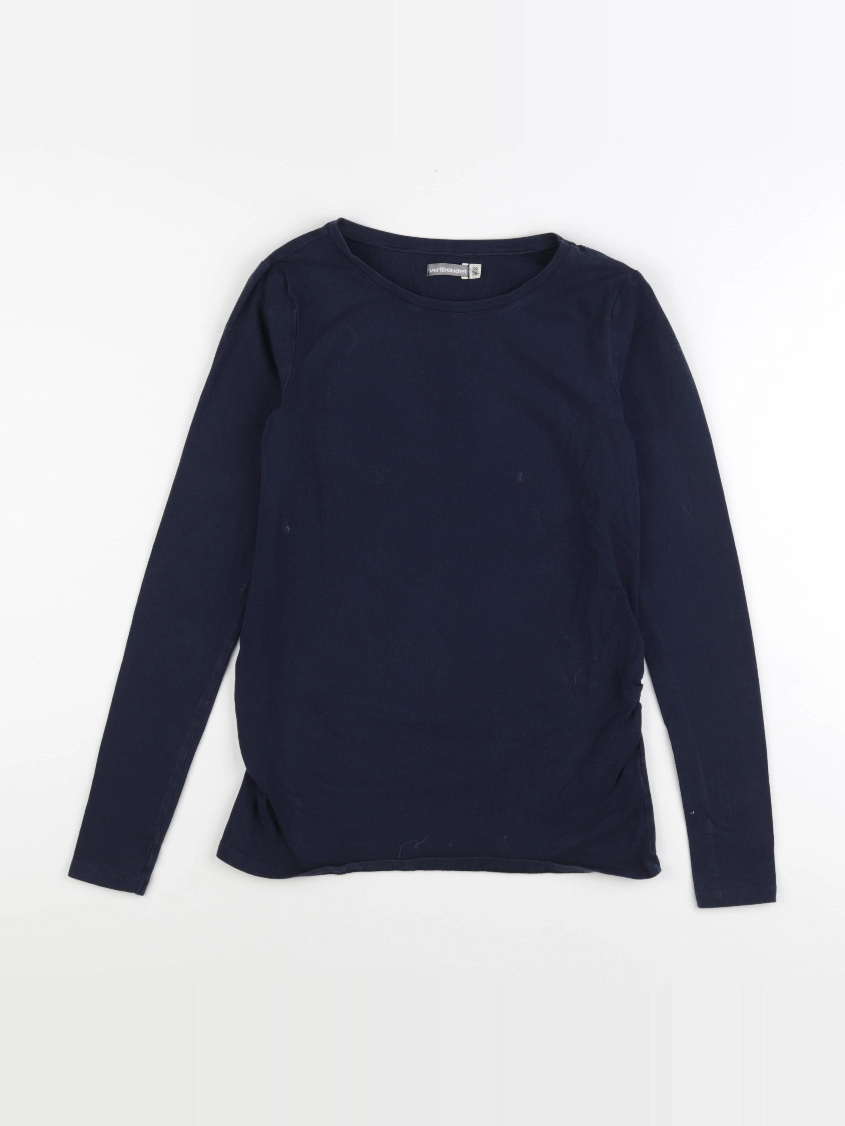 Vertbaudet - tee-shirt grossesse, grossesse, grossesse bleu - 34 à 36