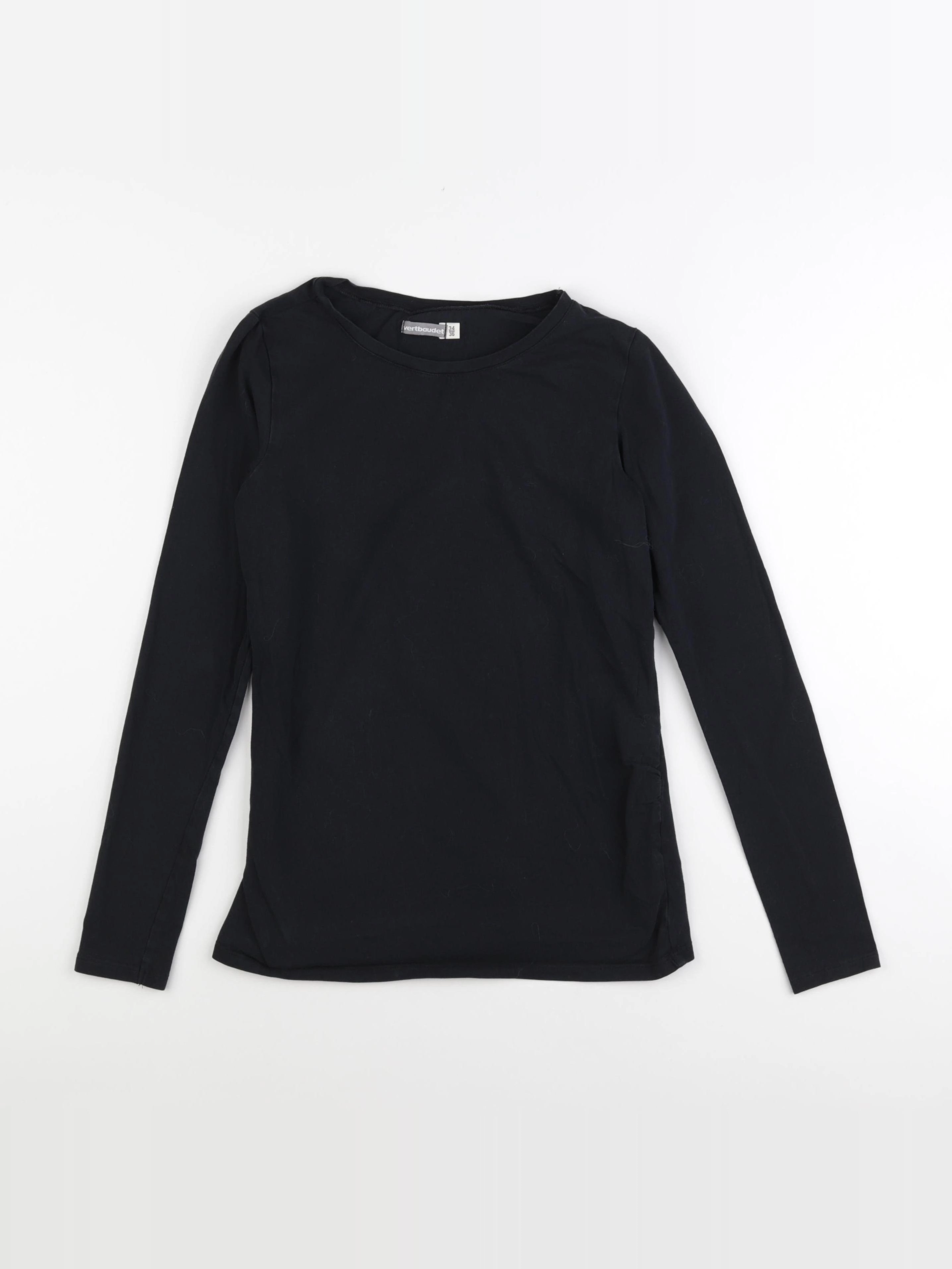 Vertbaudet - tee-shirt grossesse noir - 34 à 36