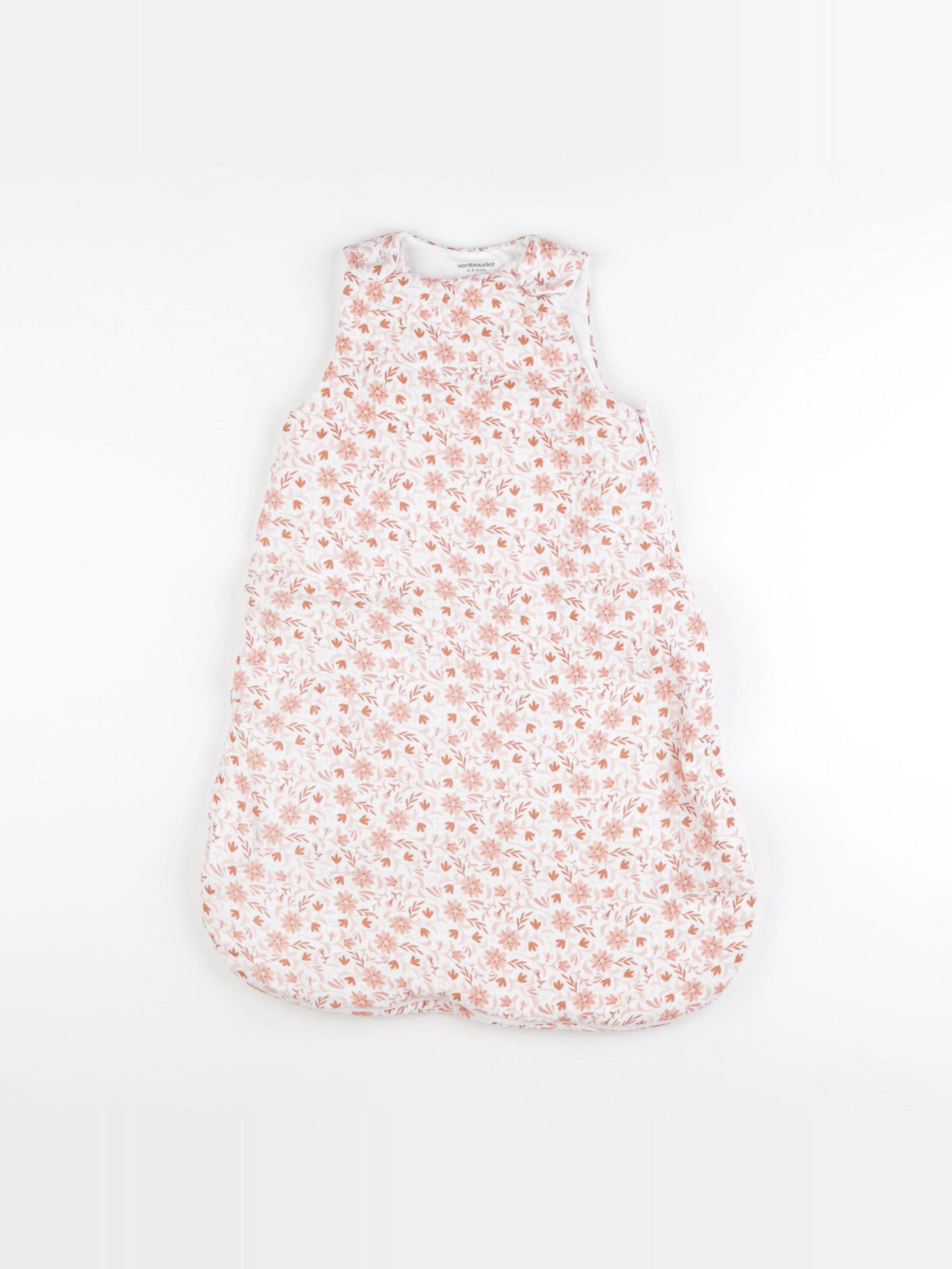 Vertbaudet - gigoteuse rose - 0/6 mois