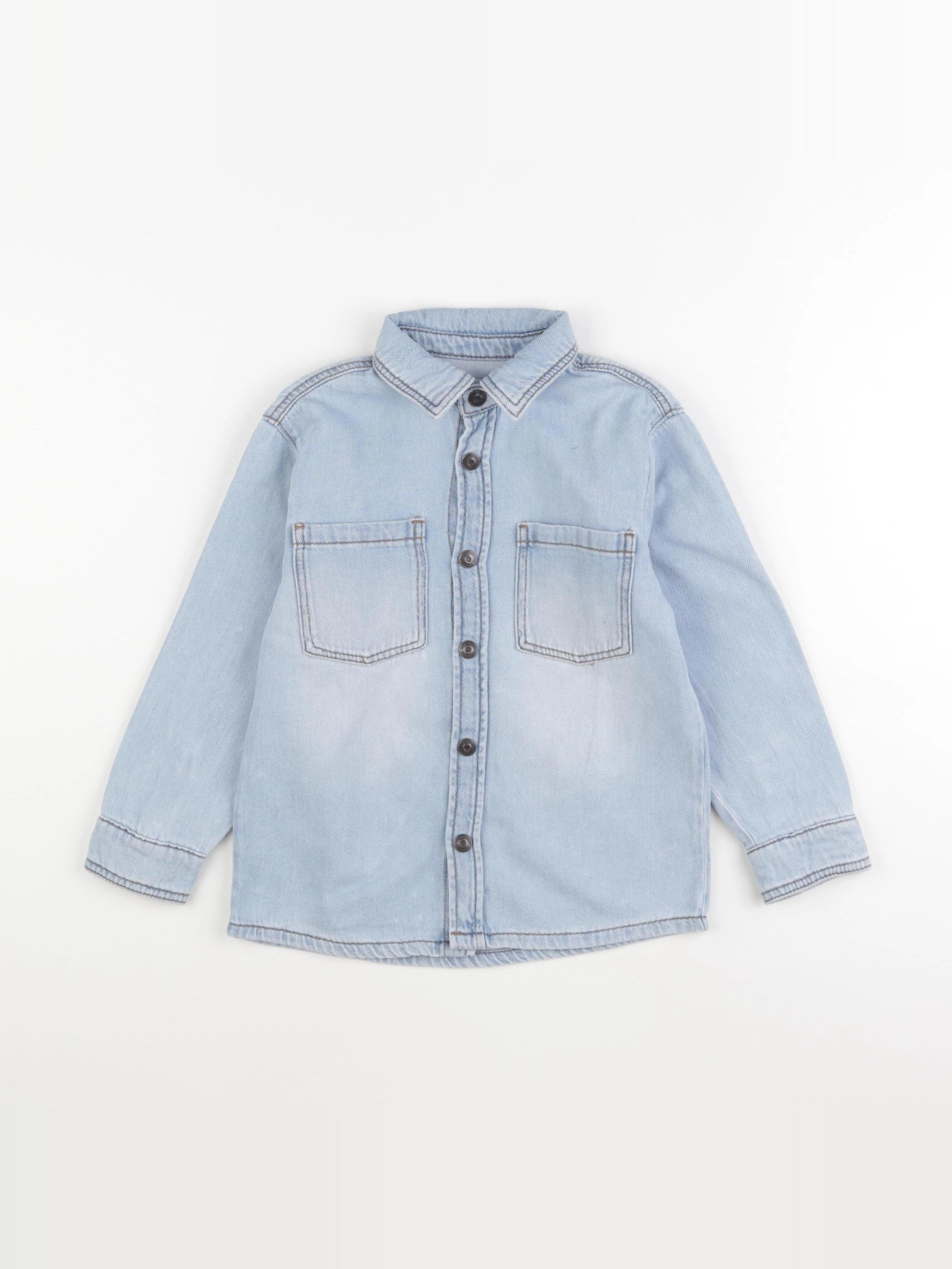 Vertbaudet - chemise bleu - 6 ans