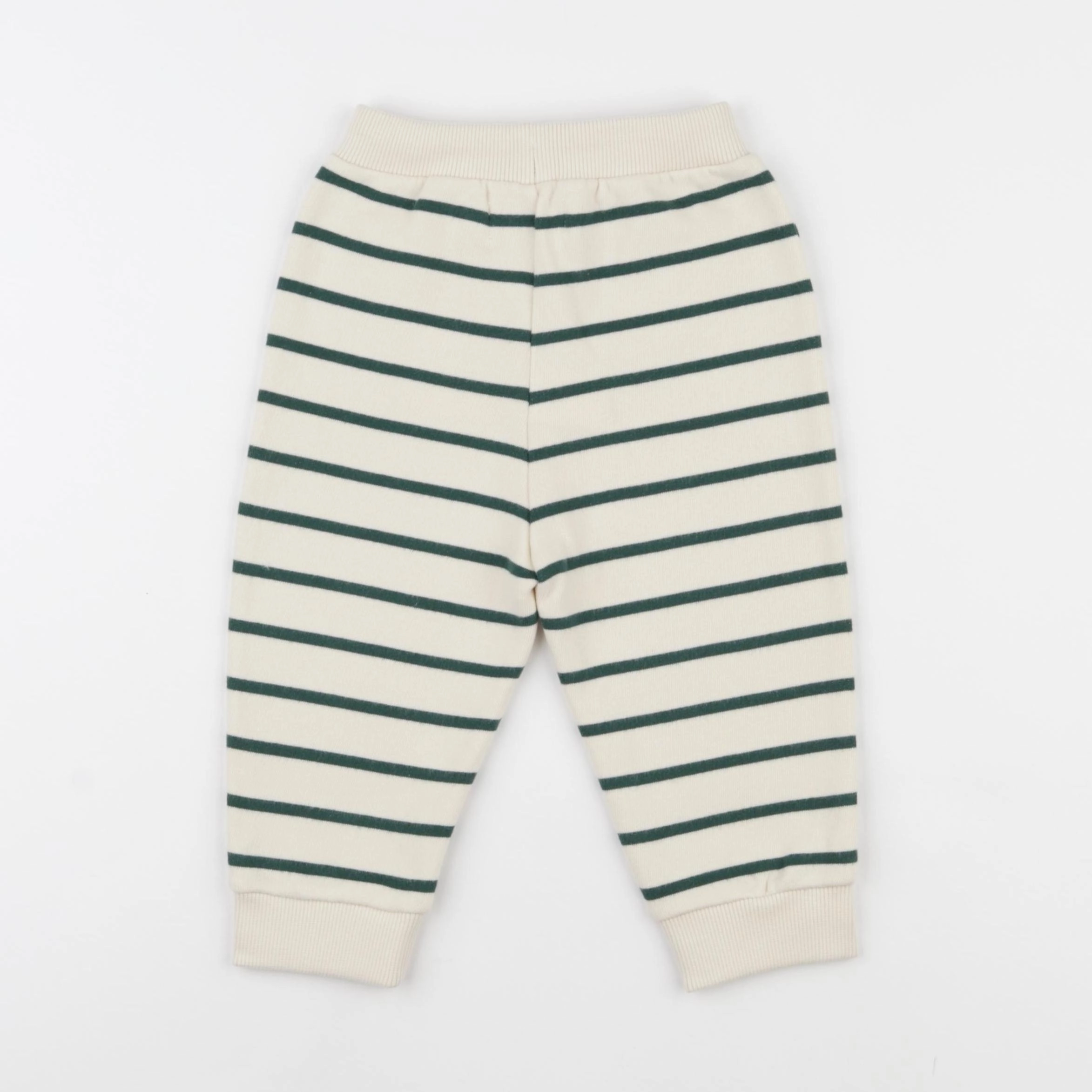 Wander & Wonder - Jogging rayé vert - 3/6 mois