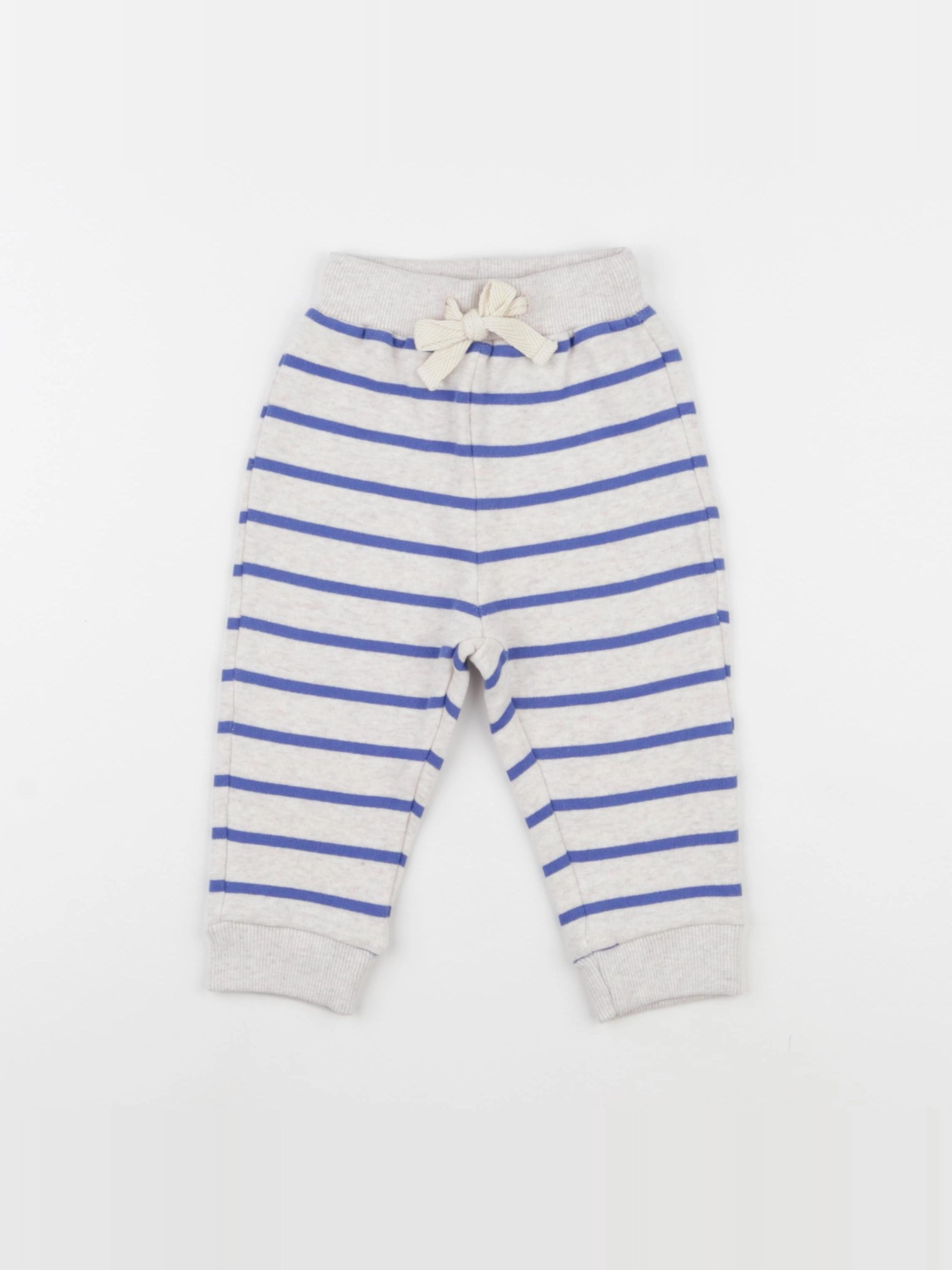 Wander & Wonder - Jogging rayé bleu - 12/18 mois
