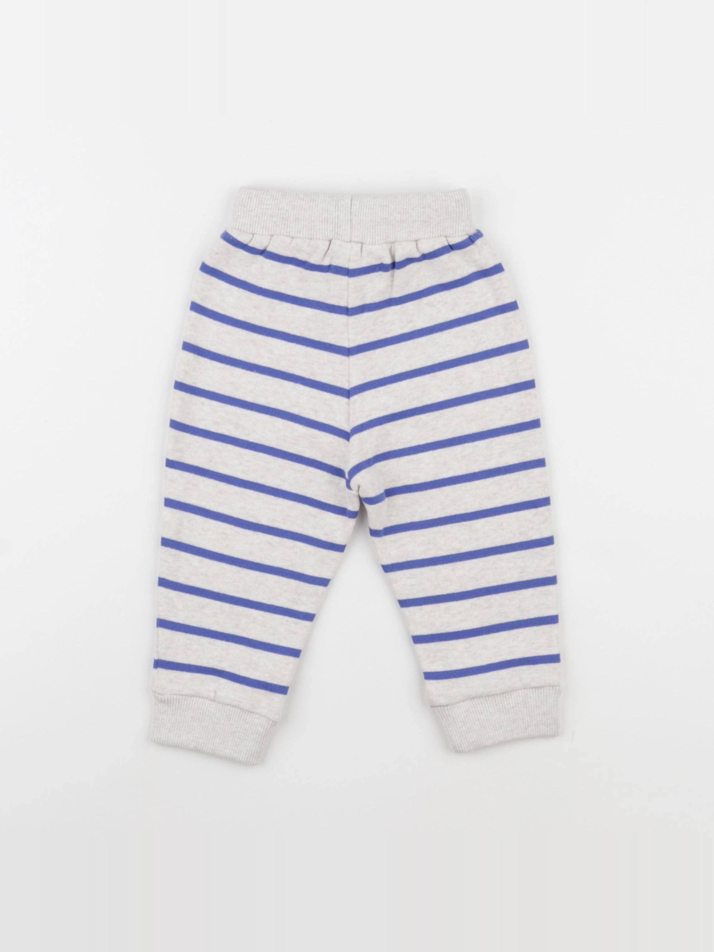 Wander & Wonder - Jogging rayé bleu - 12/18 mois