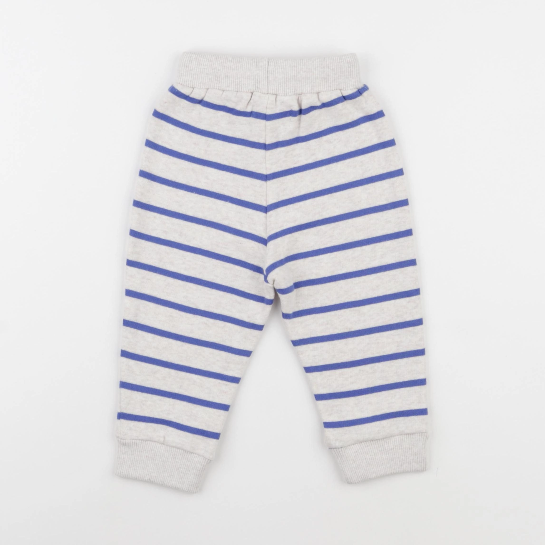 Wander & Wonder - Jogging rayé bleu - 0/3 mois