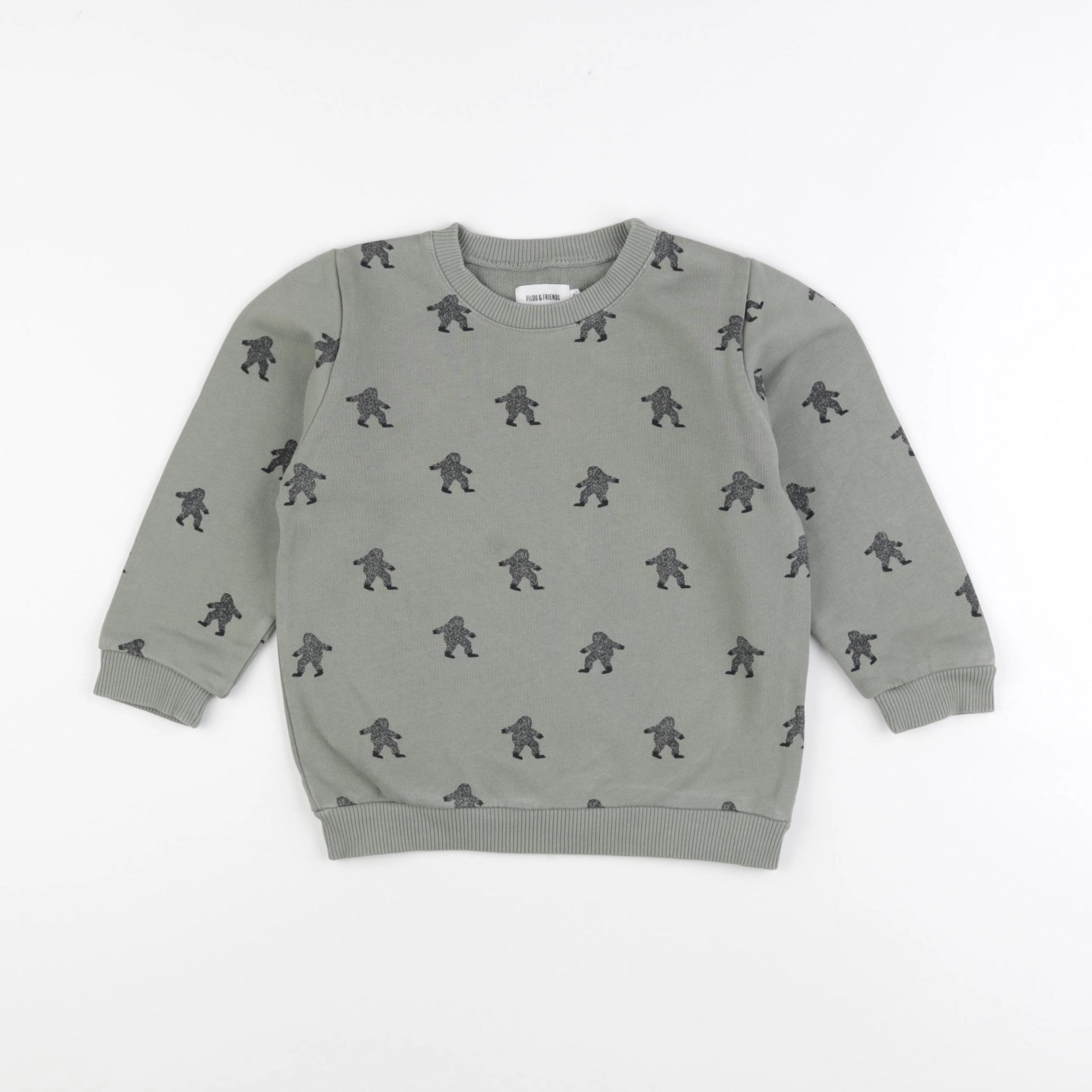 Filou & Friends - sweat vert - 5 ans