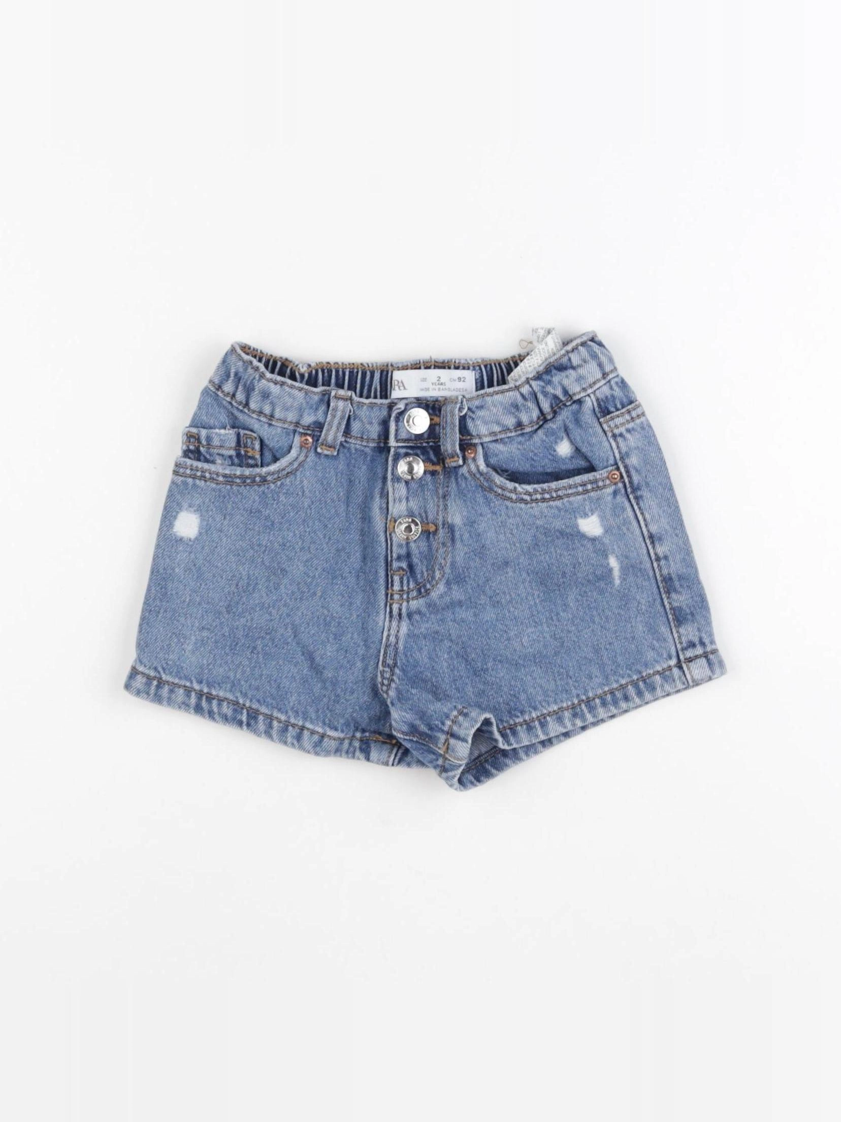 Zara - short bleu - 2 ans