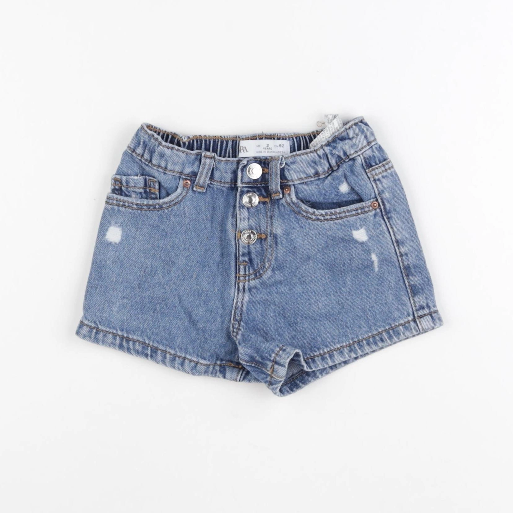Zara - short bleu - 2 ans