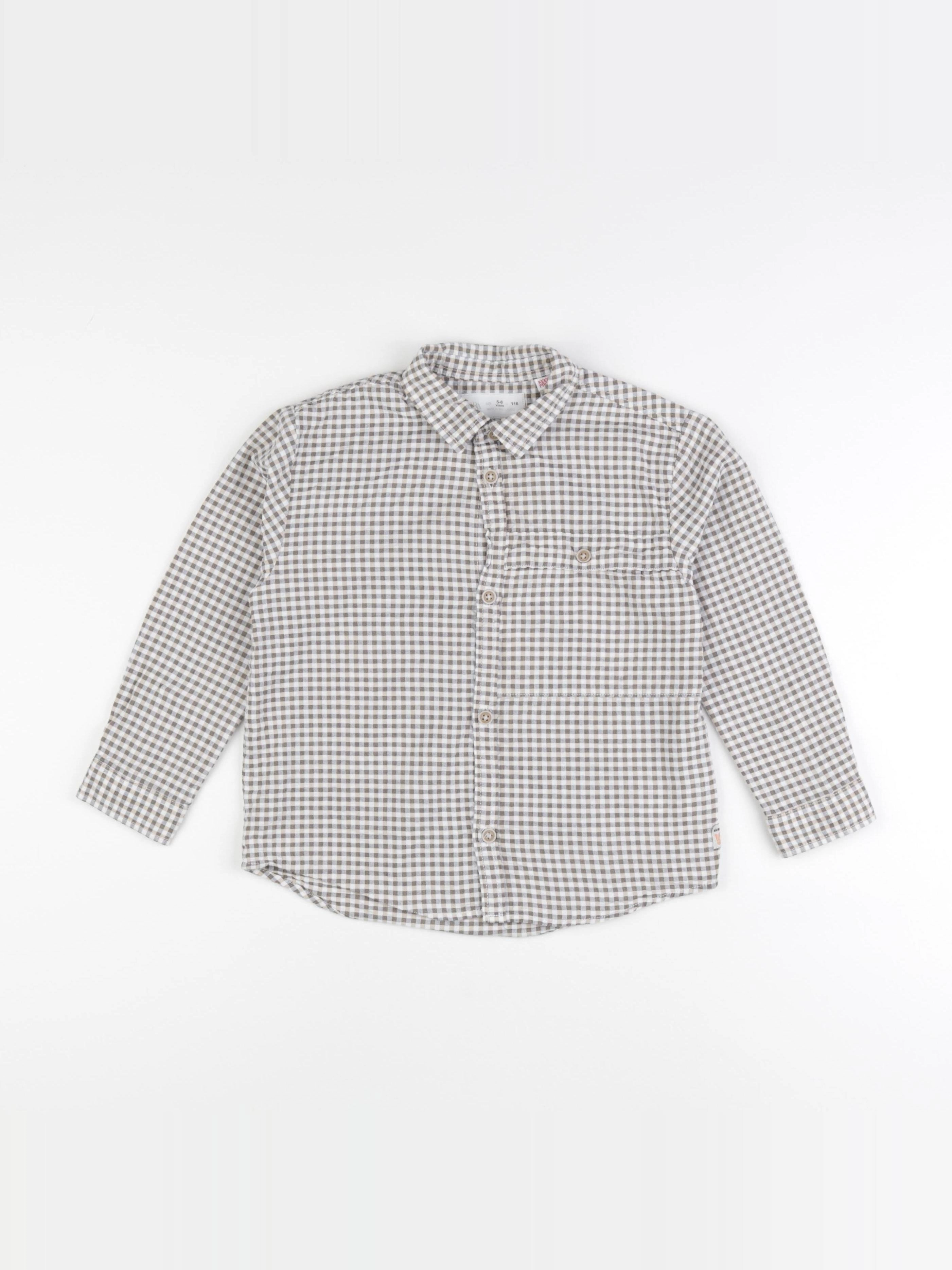 Zara - chemise gris - 5/6 ans