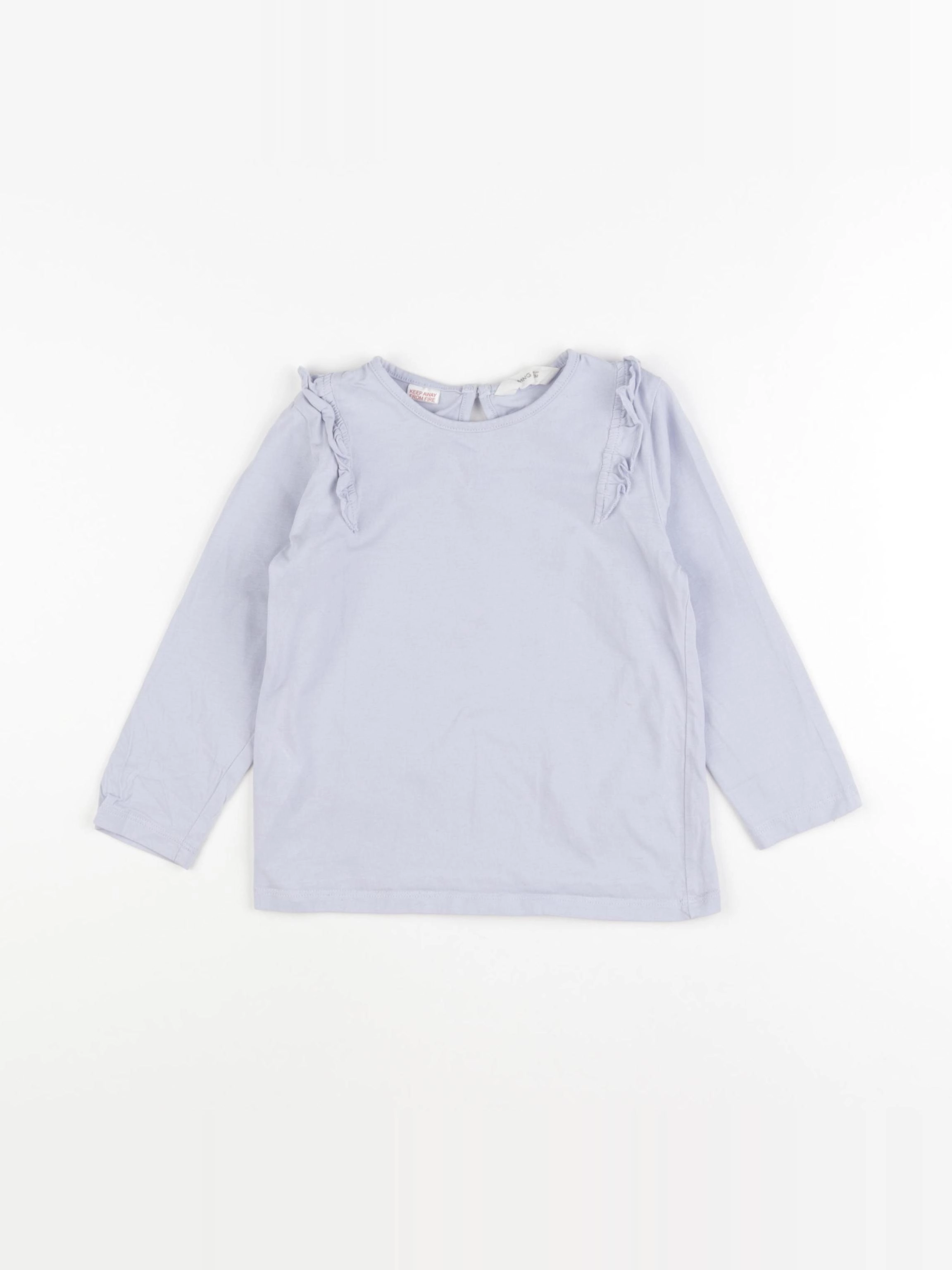 Mango - tee-shirt bleu - 2/3 ans