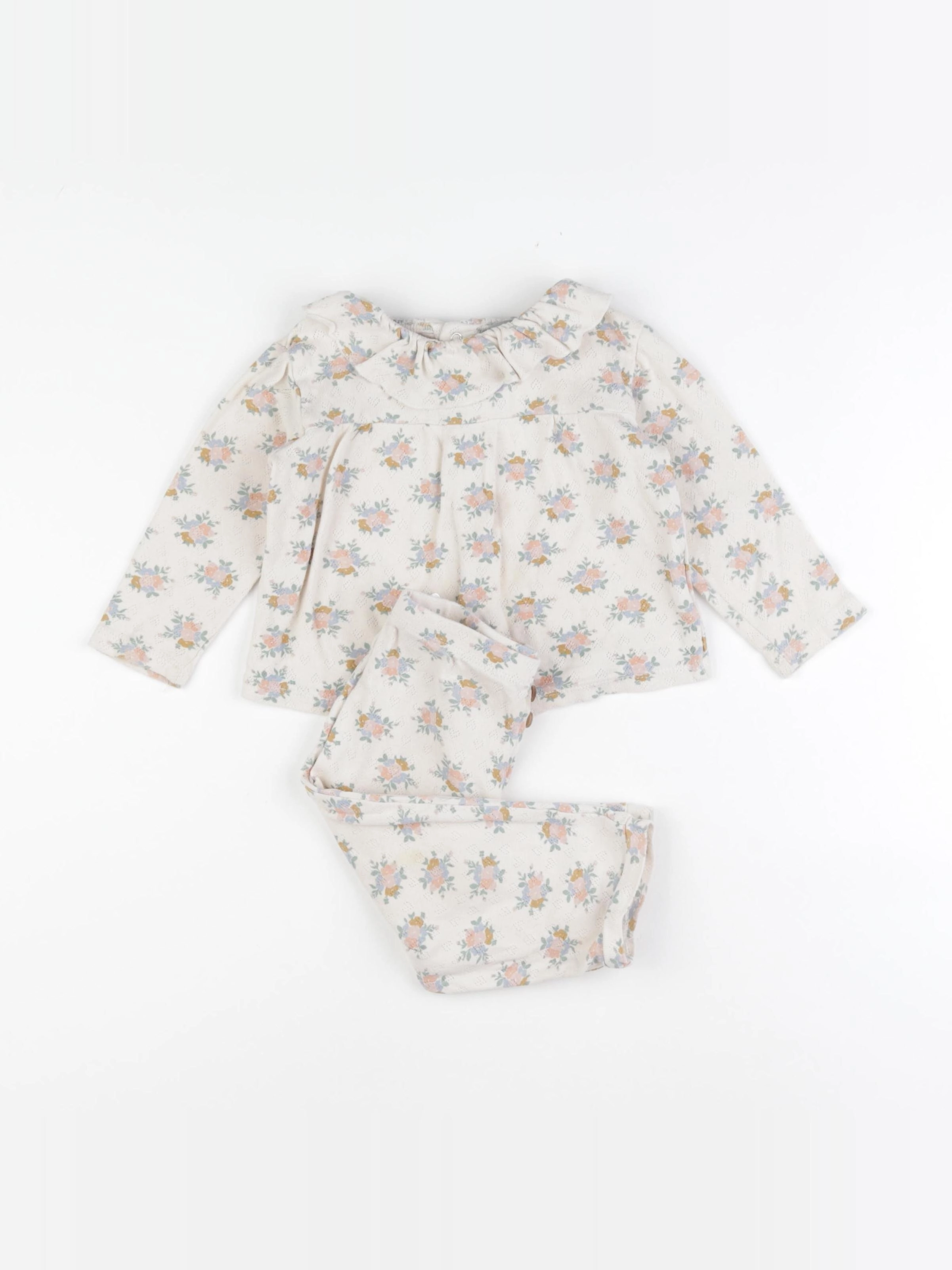 Boutchou - pyjama coton beige - 24 mois