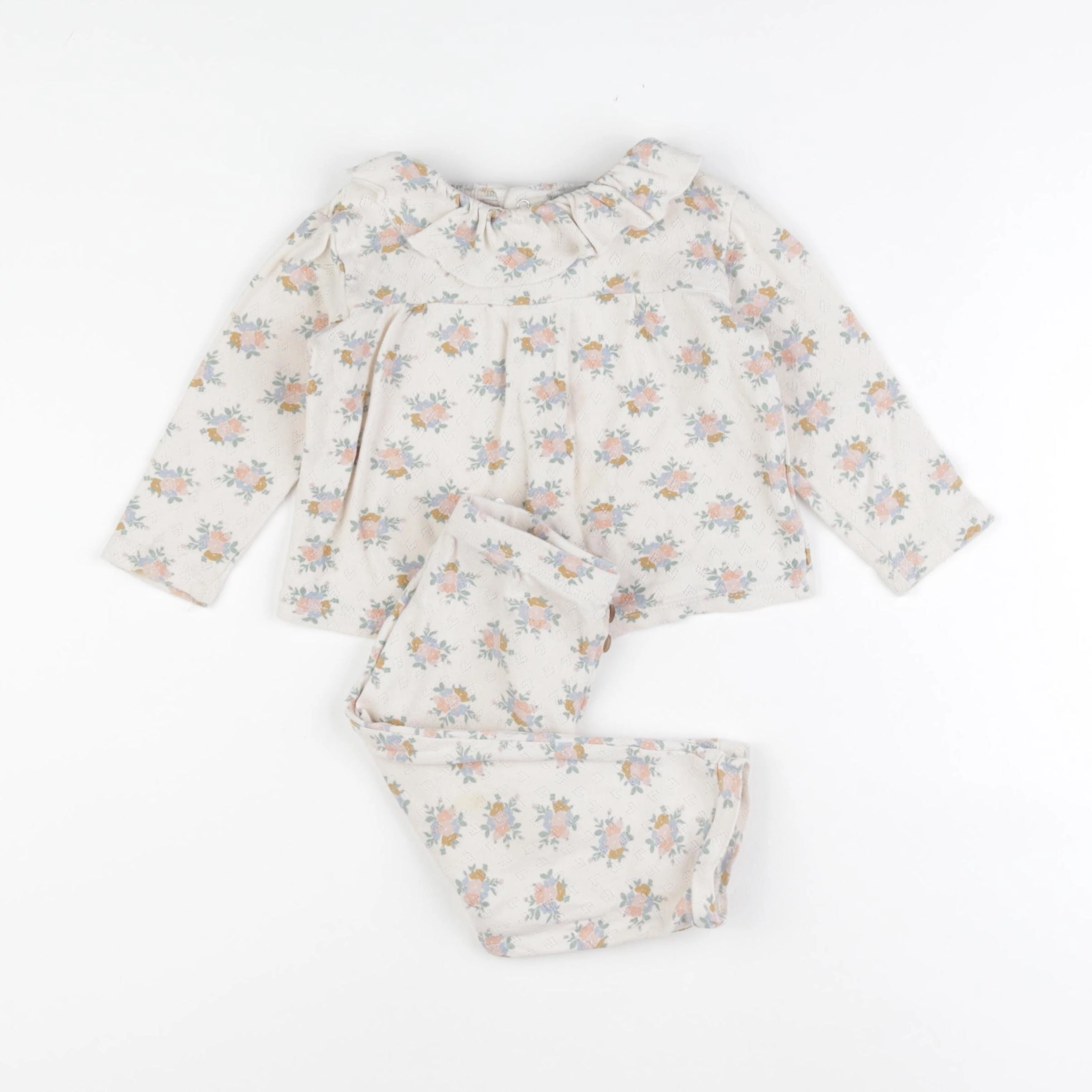 Boutchou - pyjama coton beige - 24 mois