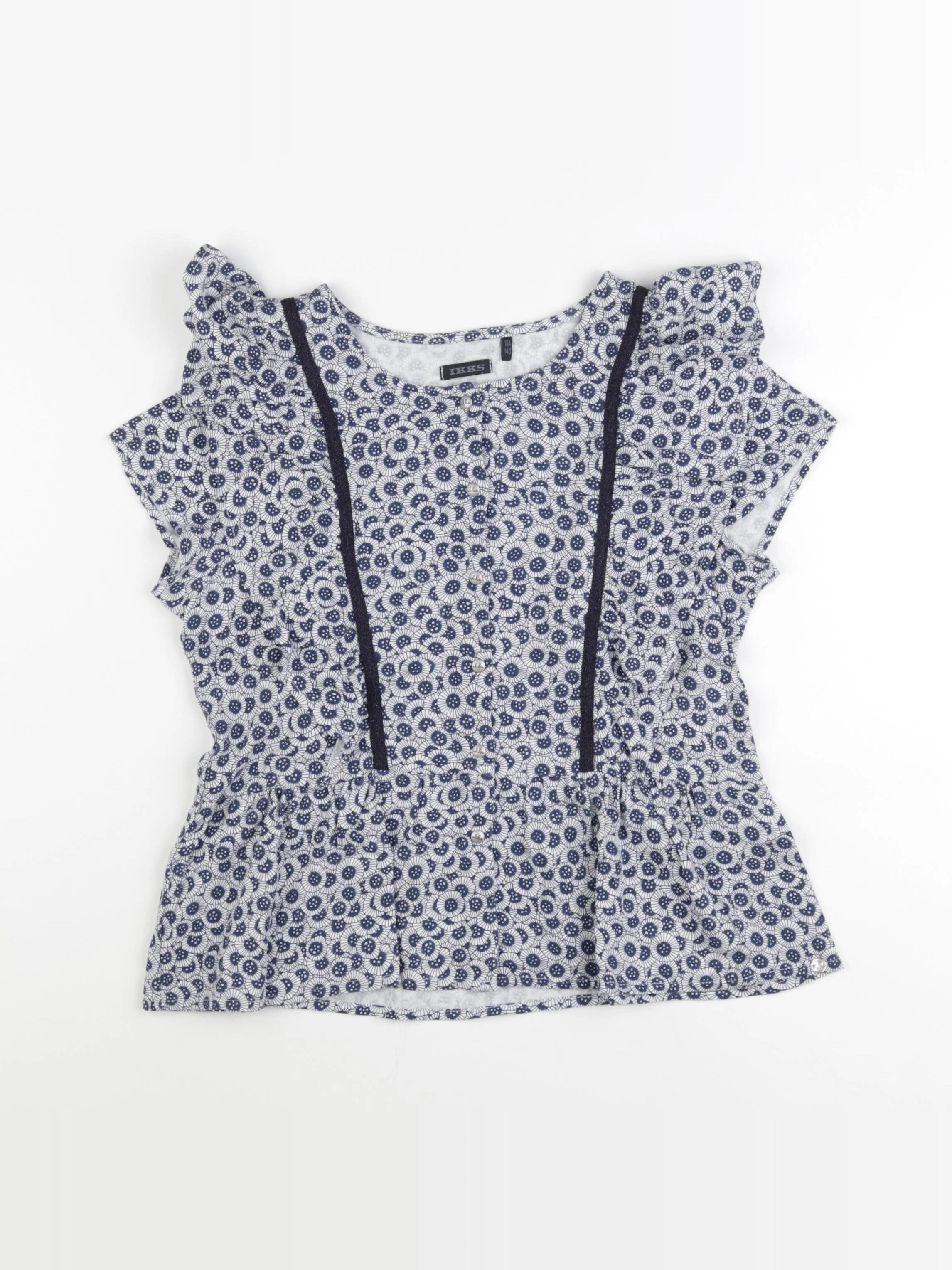 IKKS - tee-shirt bleu - 10 ans