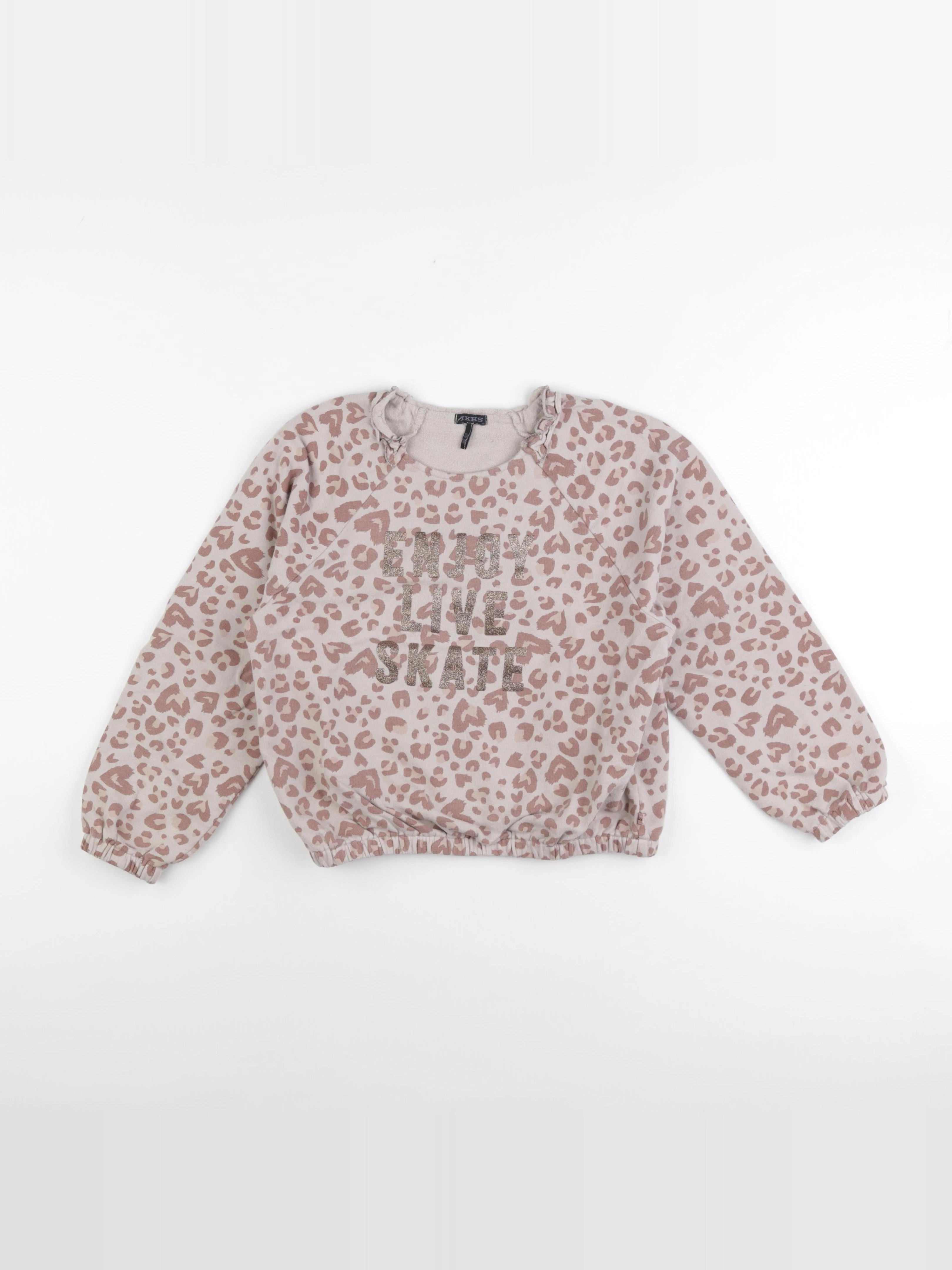 IKKS - polaire beige, rose - 10 ans