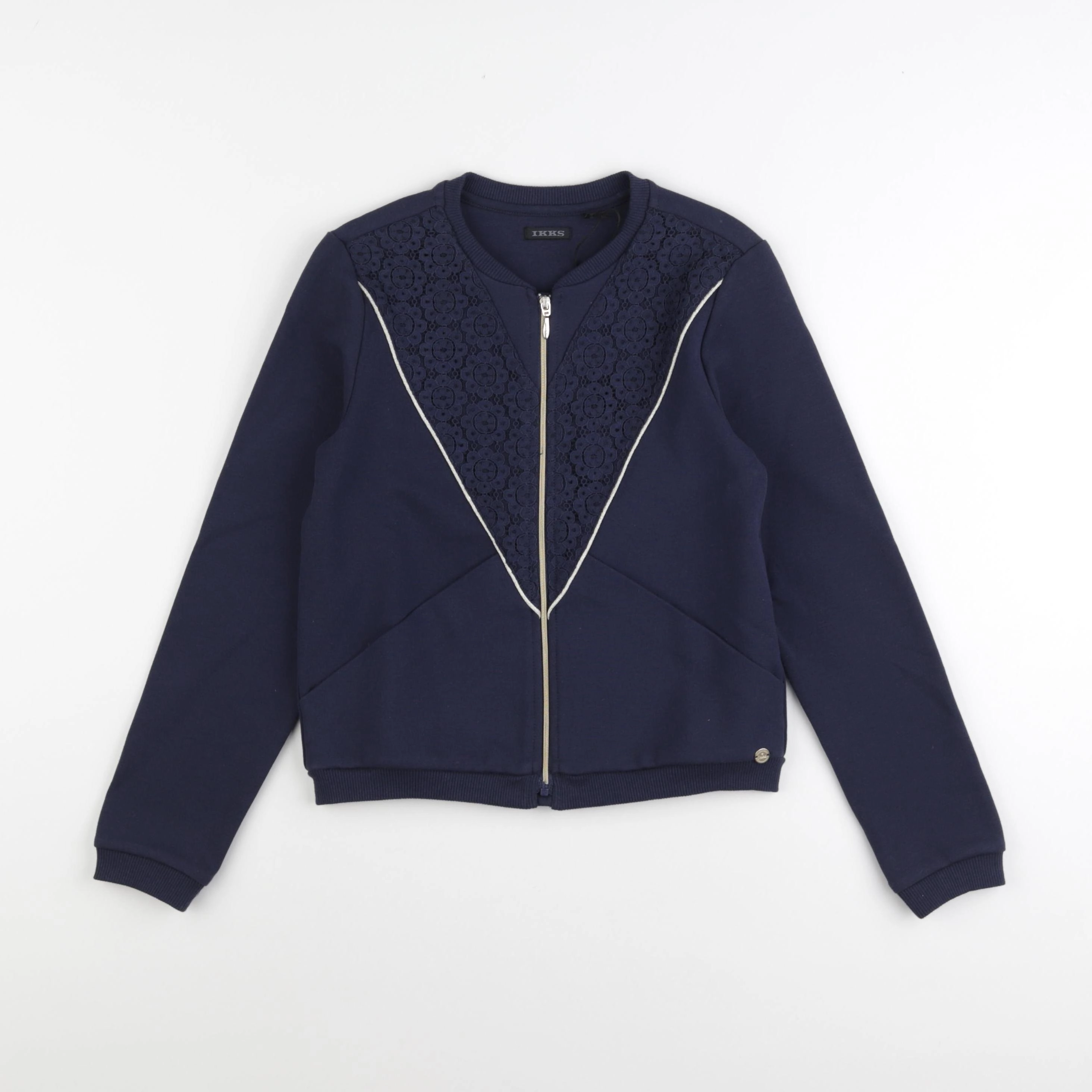 IKKS - sweat bleu - 10 ans