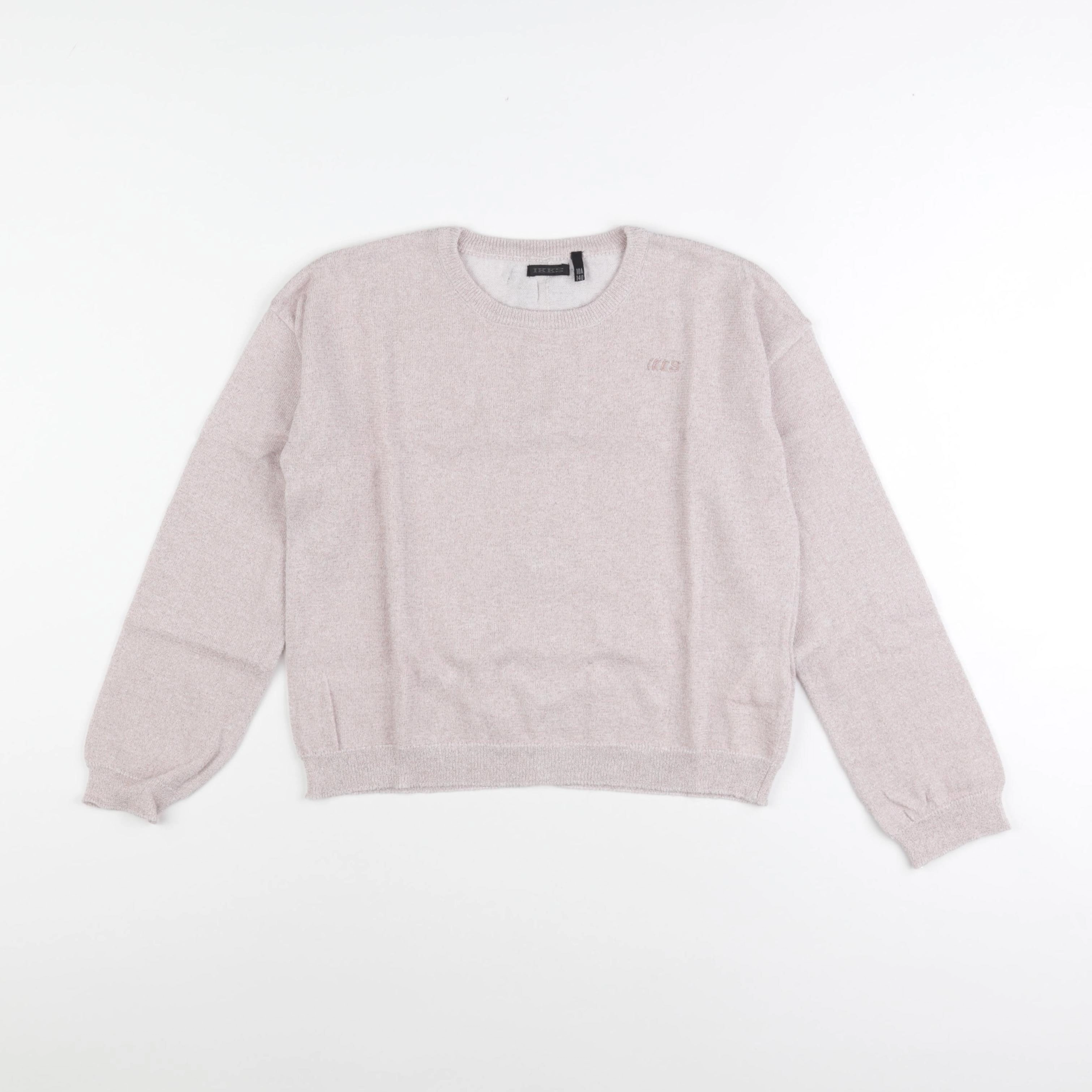 IKKS - pull rose - 10 ans