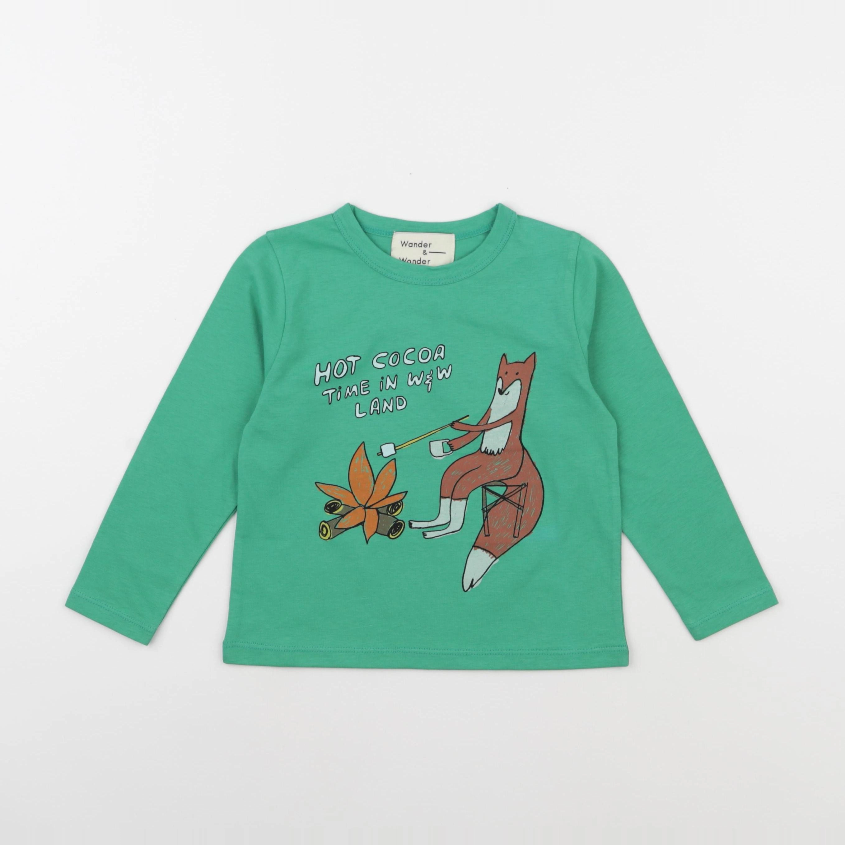 Wander & Wonder - Tee-shirt Kelly vert - 9/10 ans