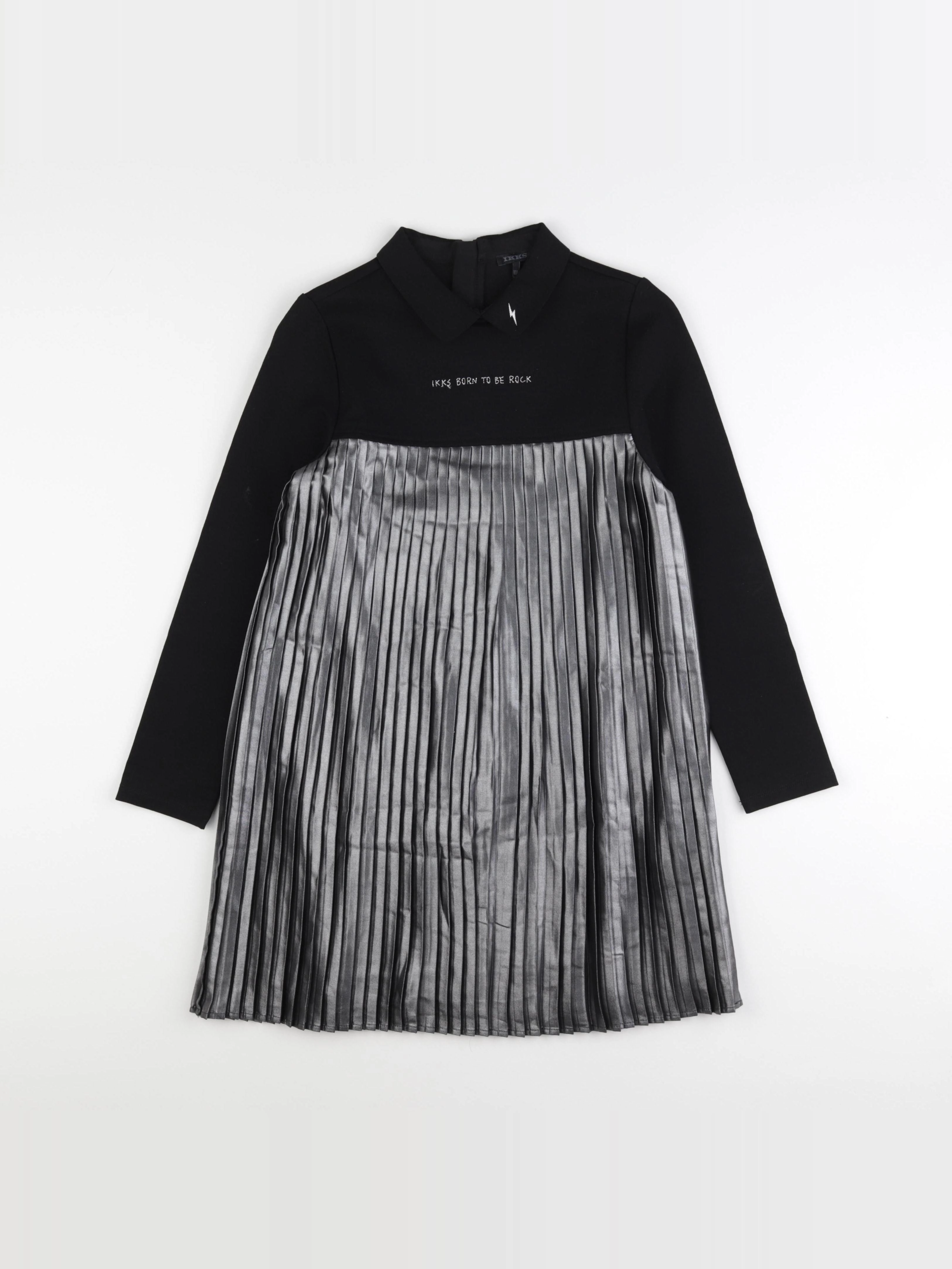 IKKS - robe noir - 10 ans