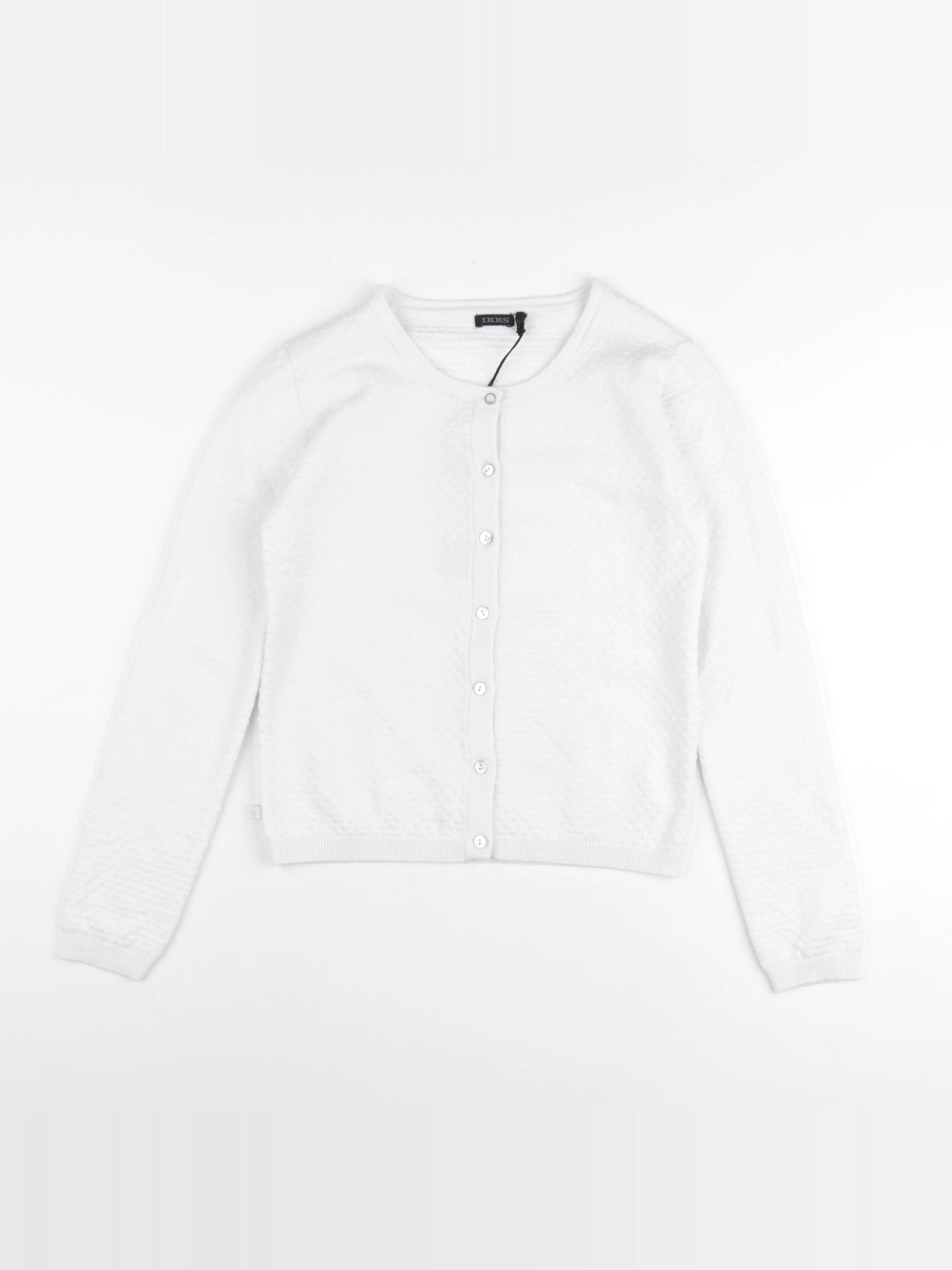 IKKS - gilet blanc - 10 ans