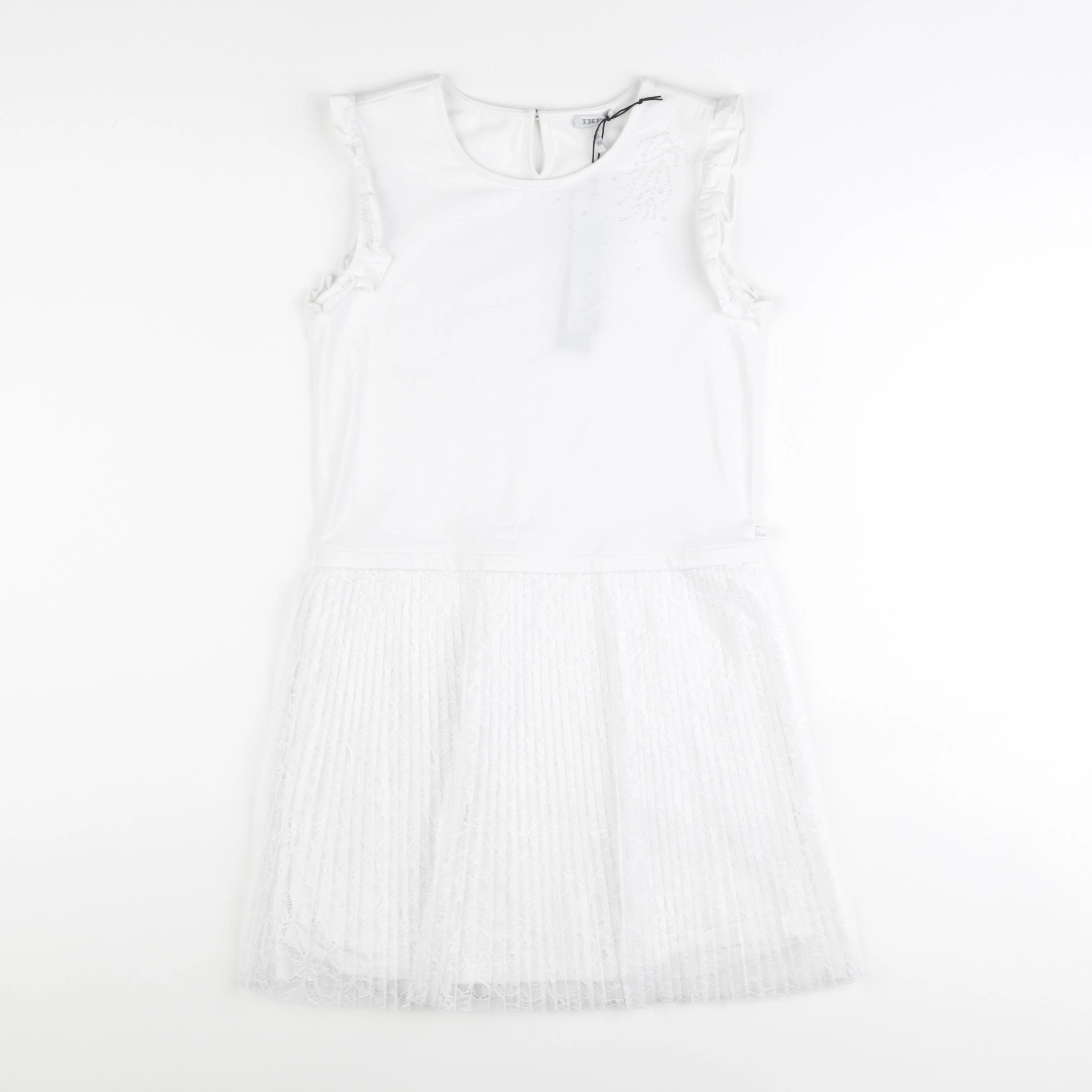 IKKS - robe blanc - 10 ans