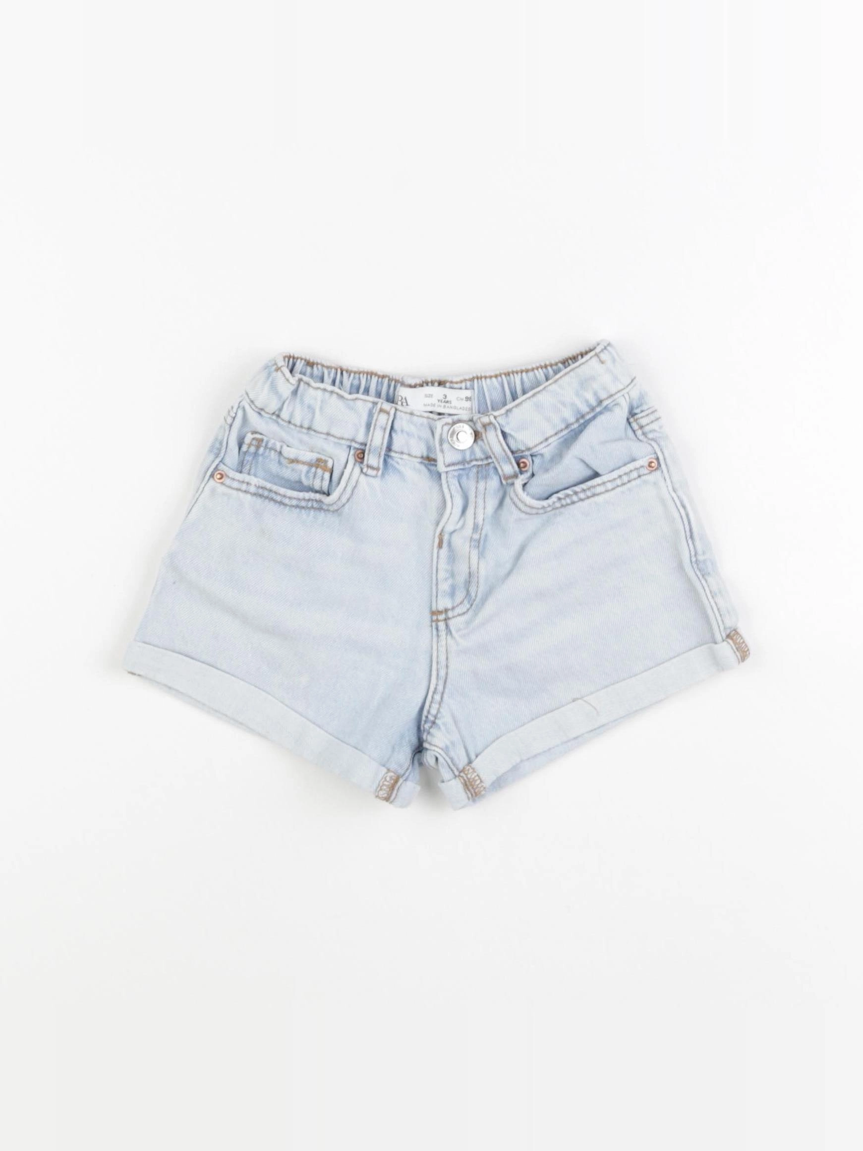 Zara - short bleu - 3 ans