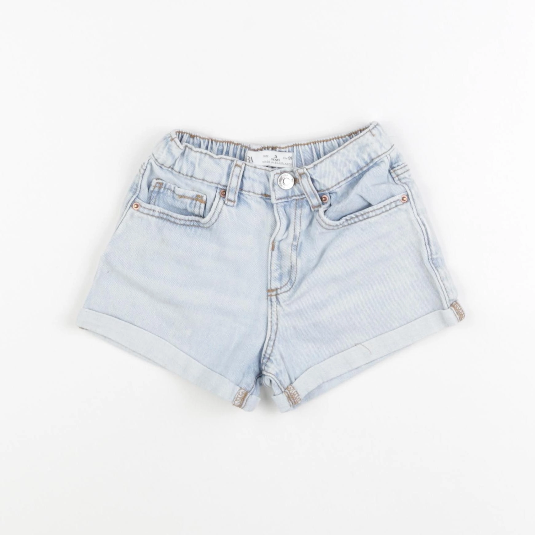 Zara - short bleu - 3 ans