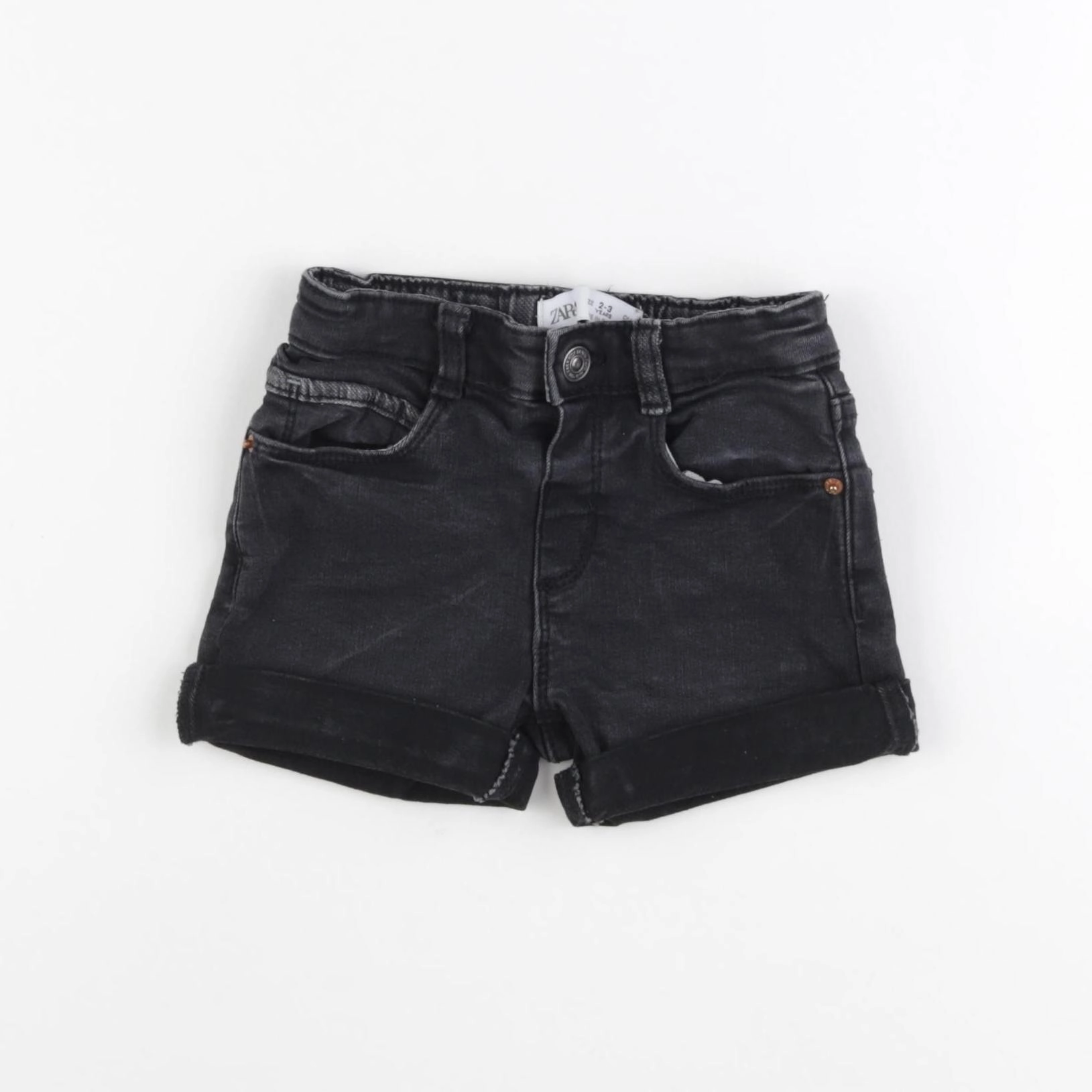 Zara - short gris - 2/3 ans