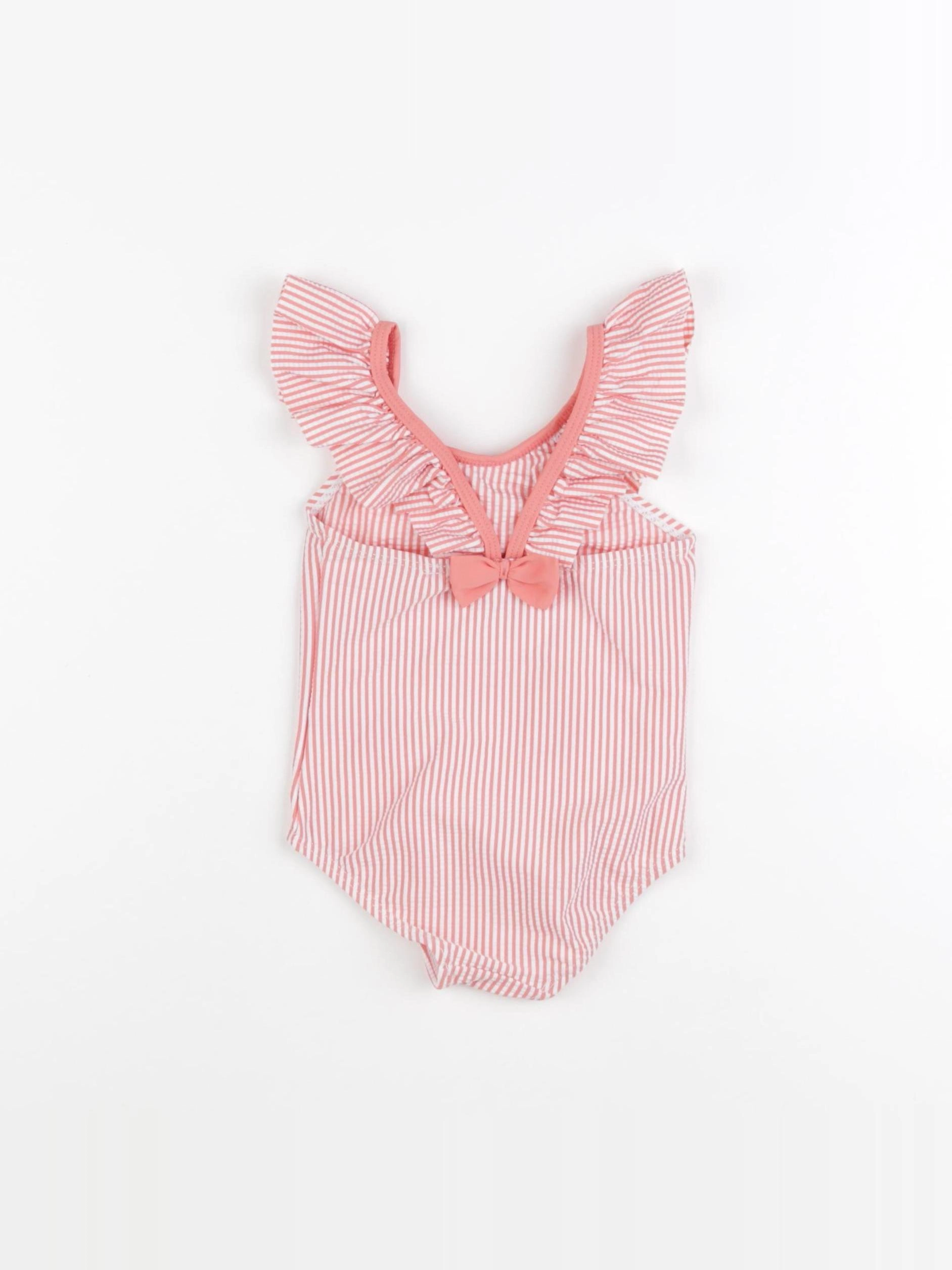 Vertbaudet - maillot de bain rose - 18 mois