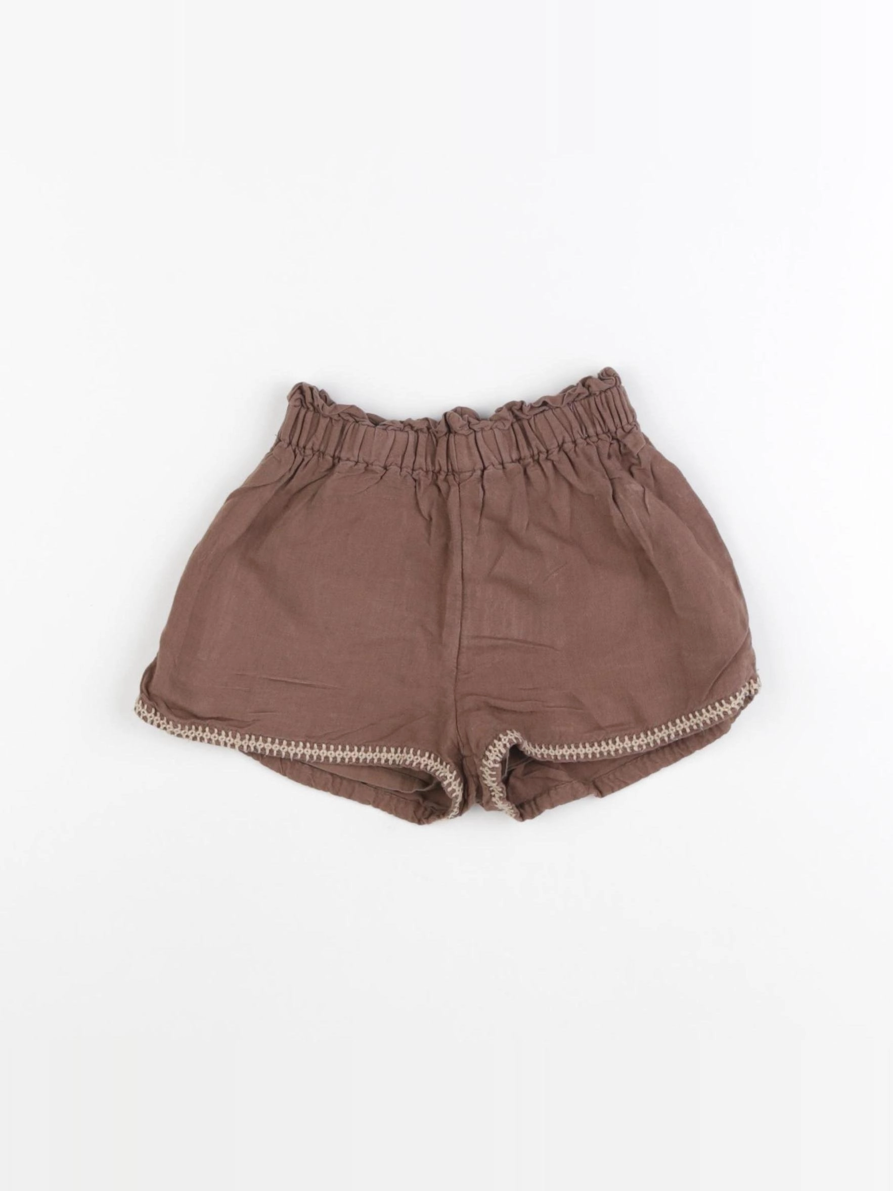Zara - short marron - 2/3 ans