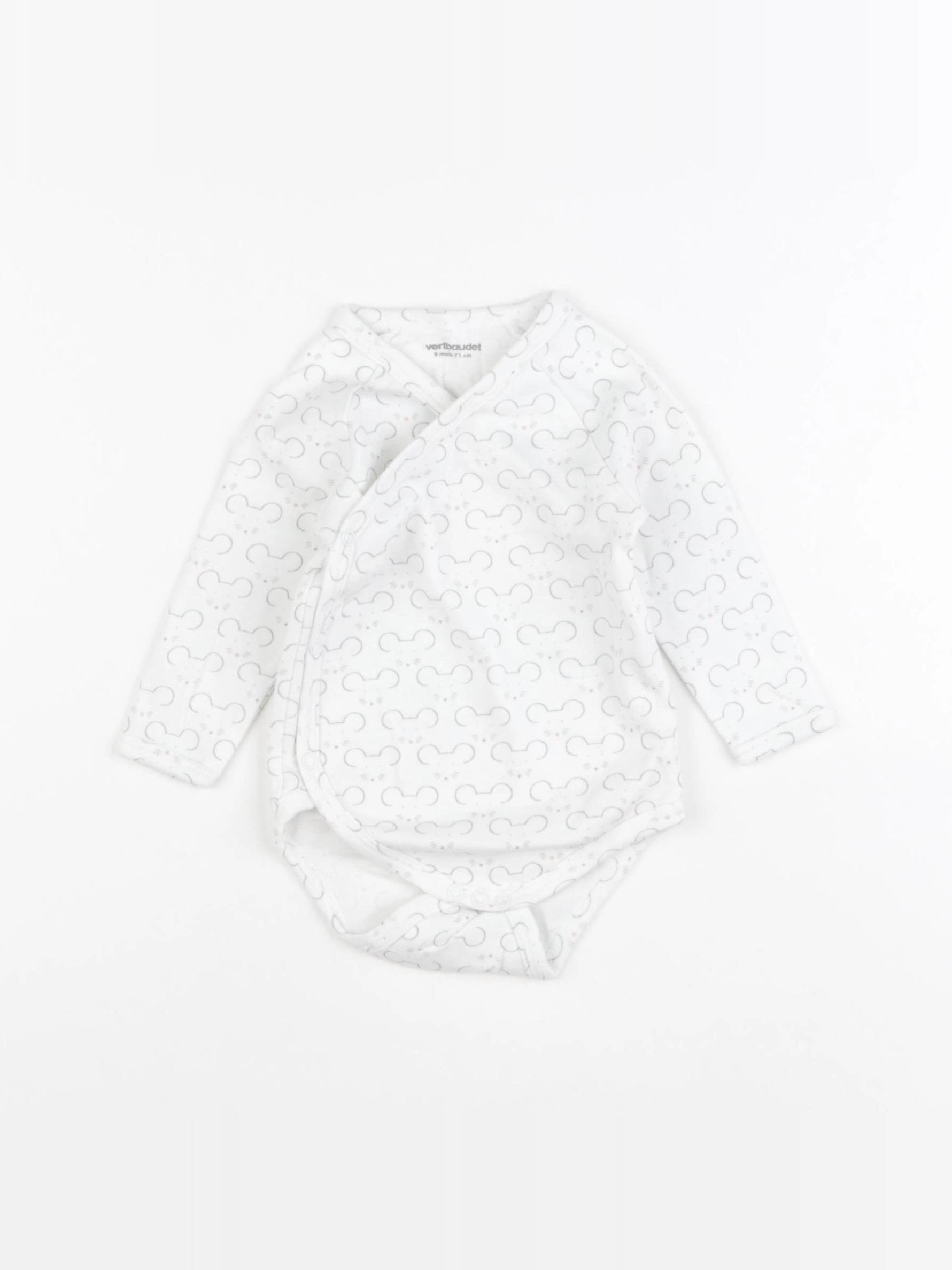 Vertbaudet - body blanc - 9 mois